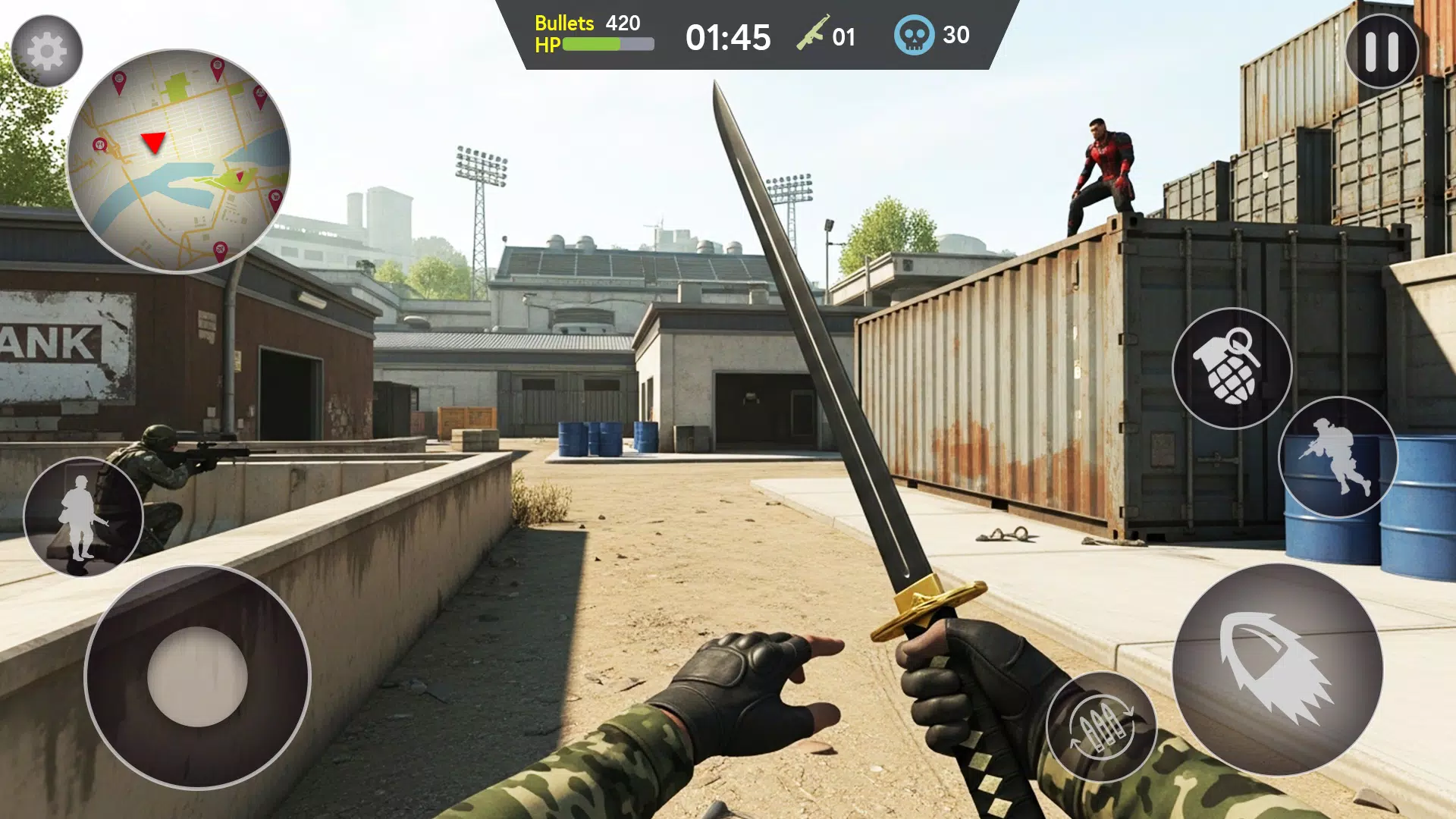 FPS Commando Strike Gun shoot Screenshot3