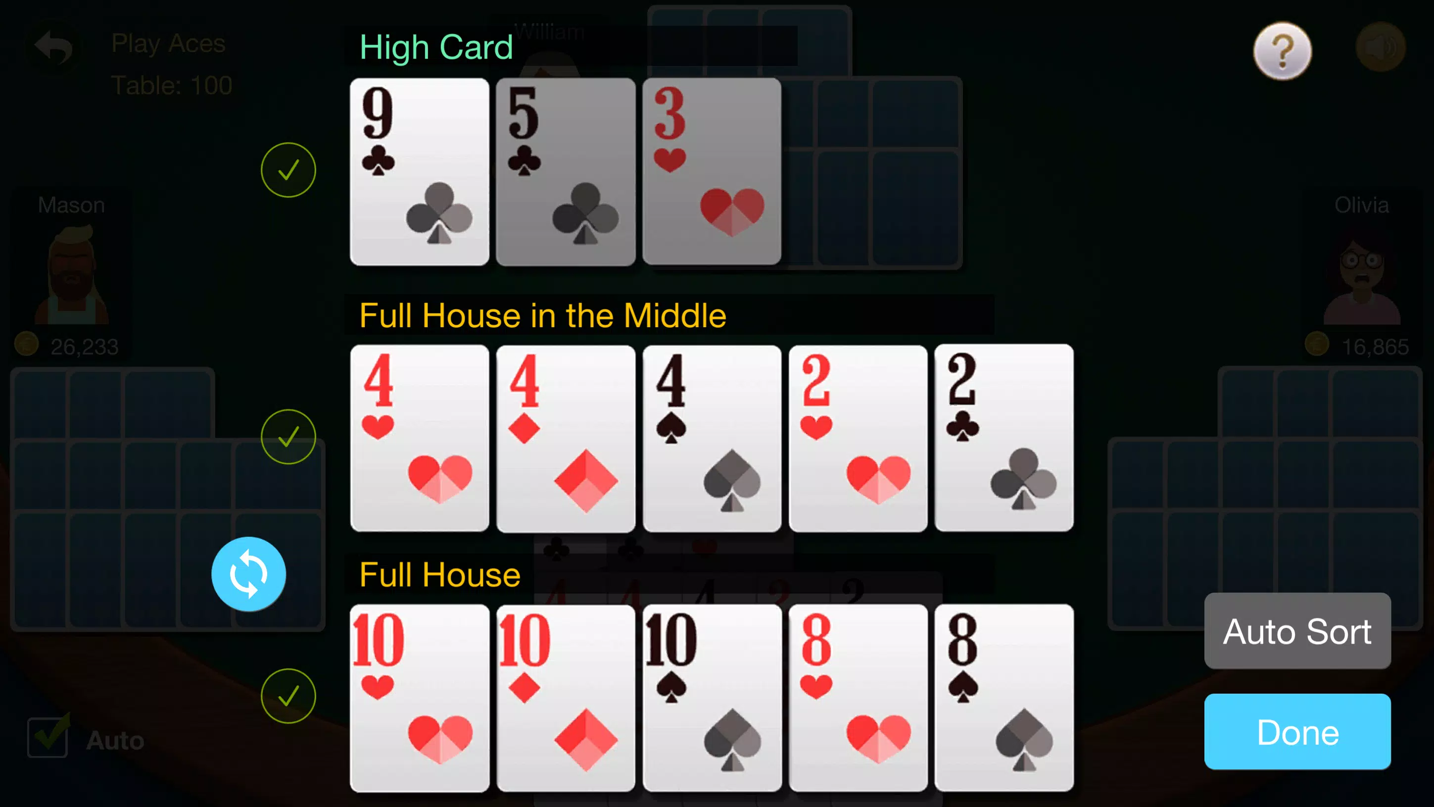 Tiến Lên Miền Nam: Phỏm, Tá Lả Screenshot4