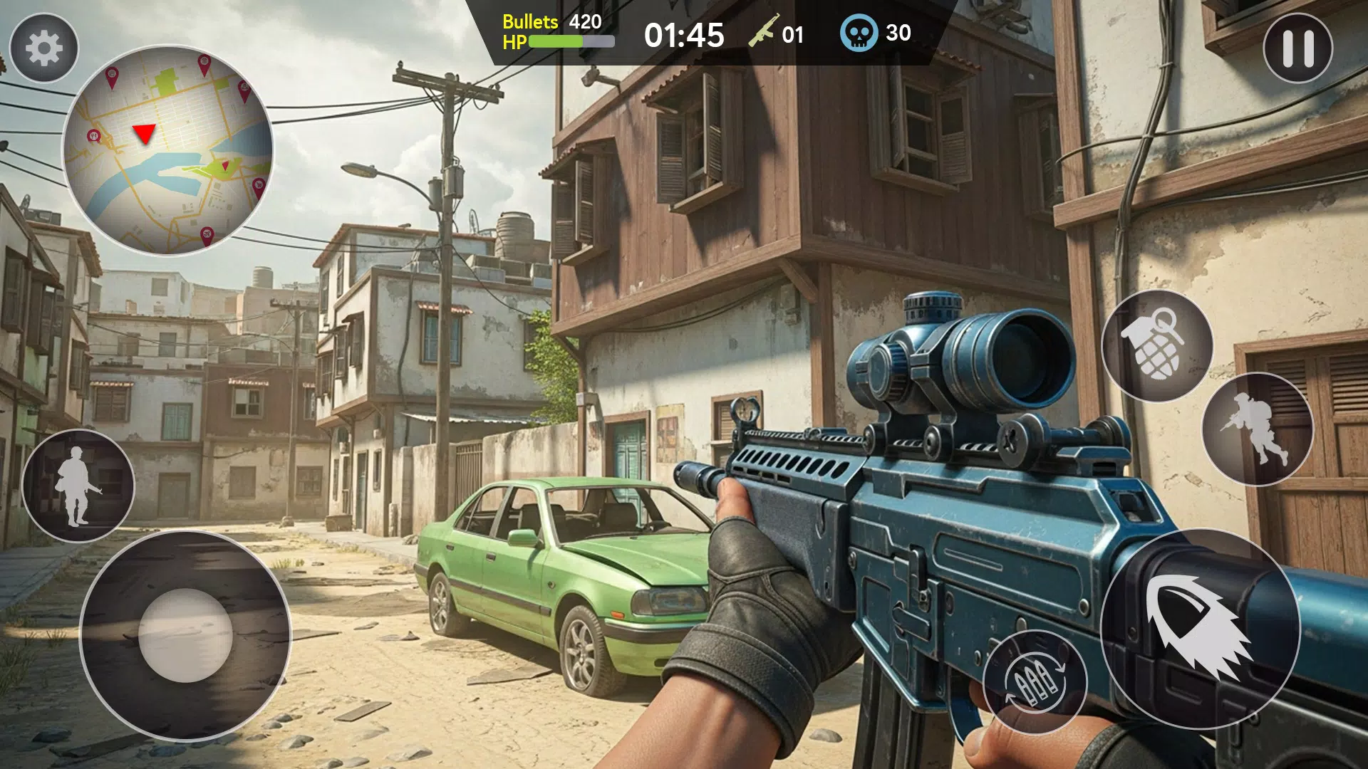 FPS Commando Strike Gun shoot Screenshot6