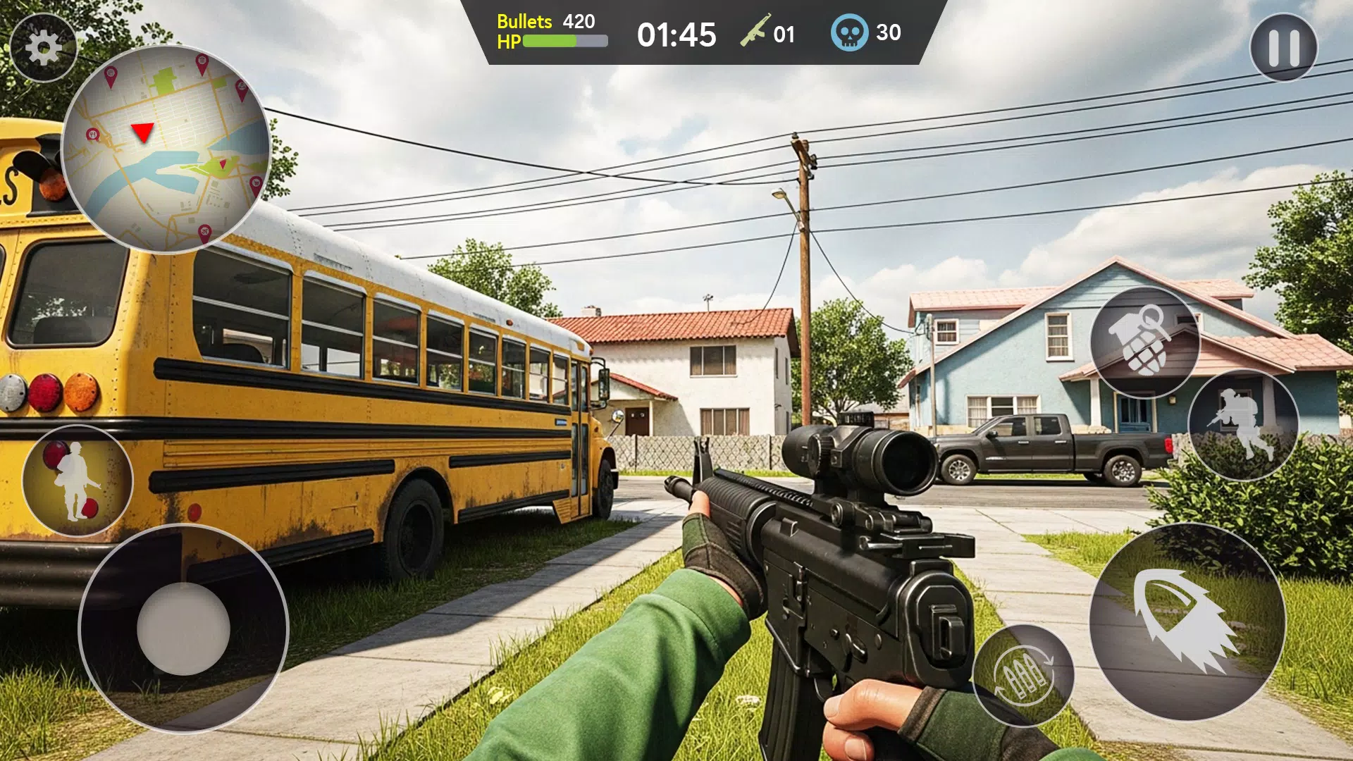 FPS Commando Strike Gun shoot Screenshot4