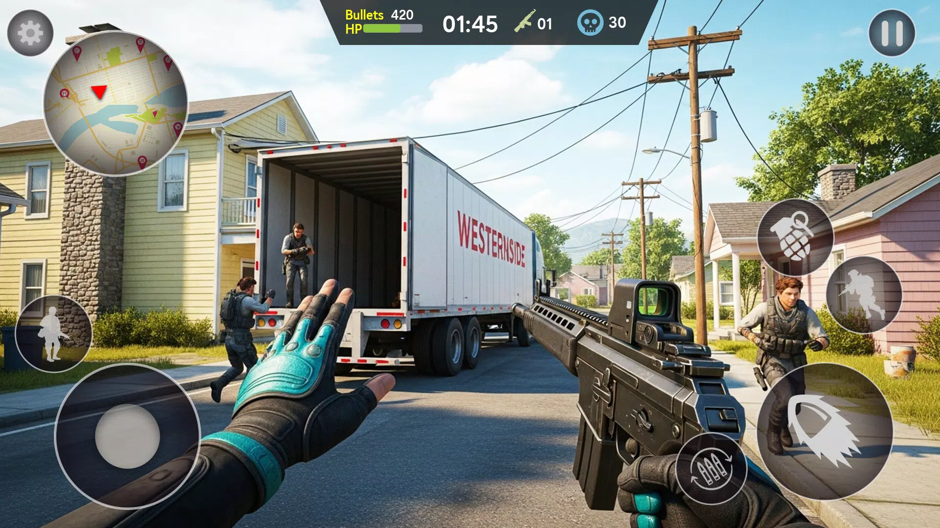 FPS Commando Strike Gun shoot Screenshot7