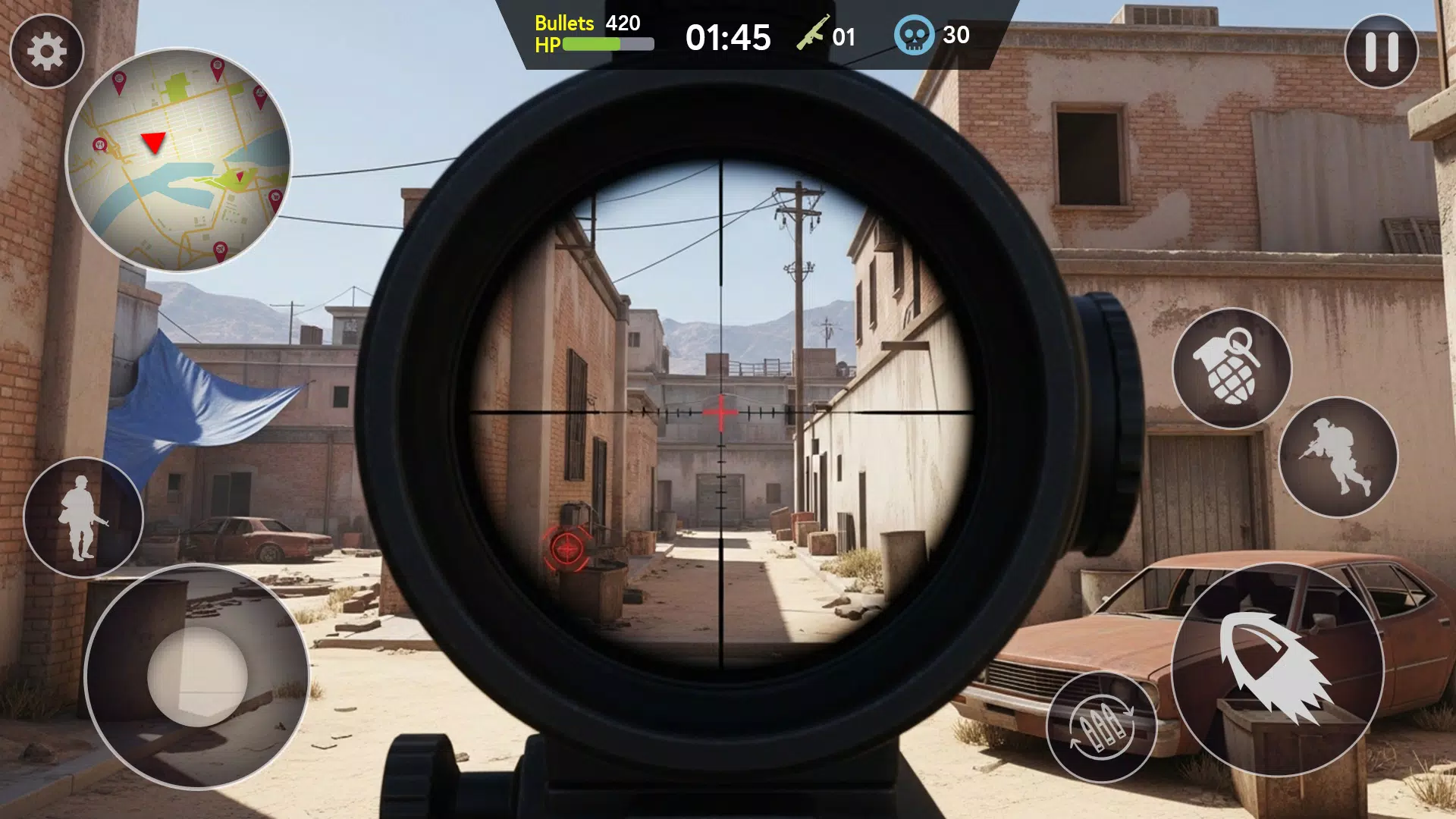 FPS Commando Strike Gun shoot Screenshot2