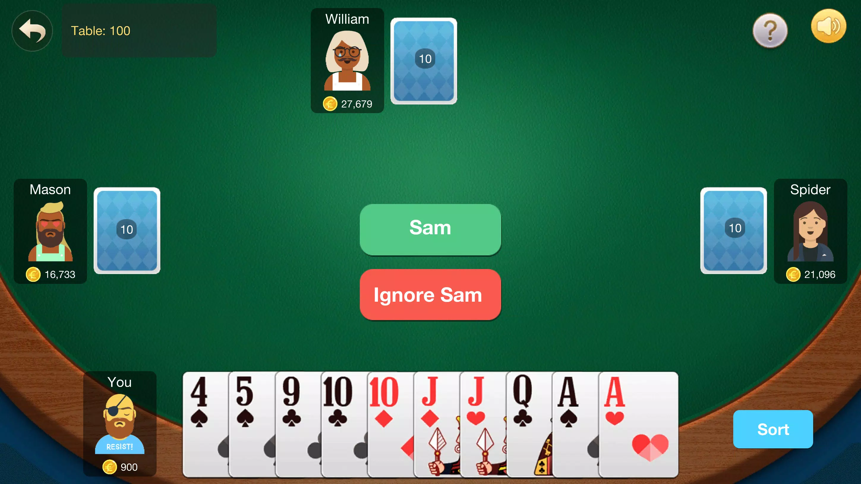 Tiến Lên Miền Nam: Phỏm, Tá Lả Screenshot3