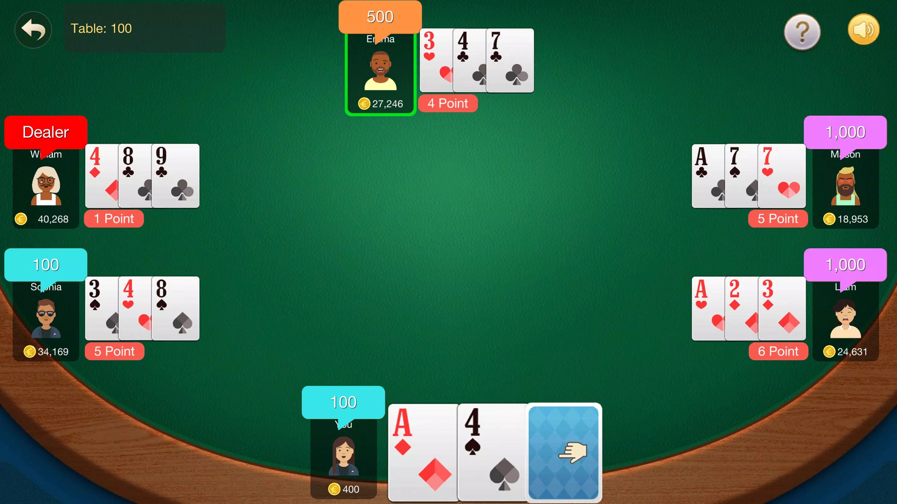 Tiến Lên Miền Nam: Phỏm, Tá Lả Screenshot7