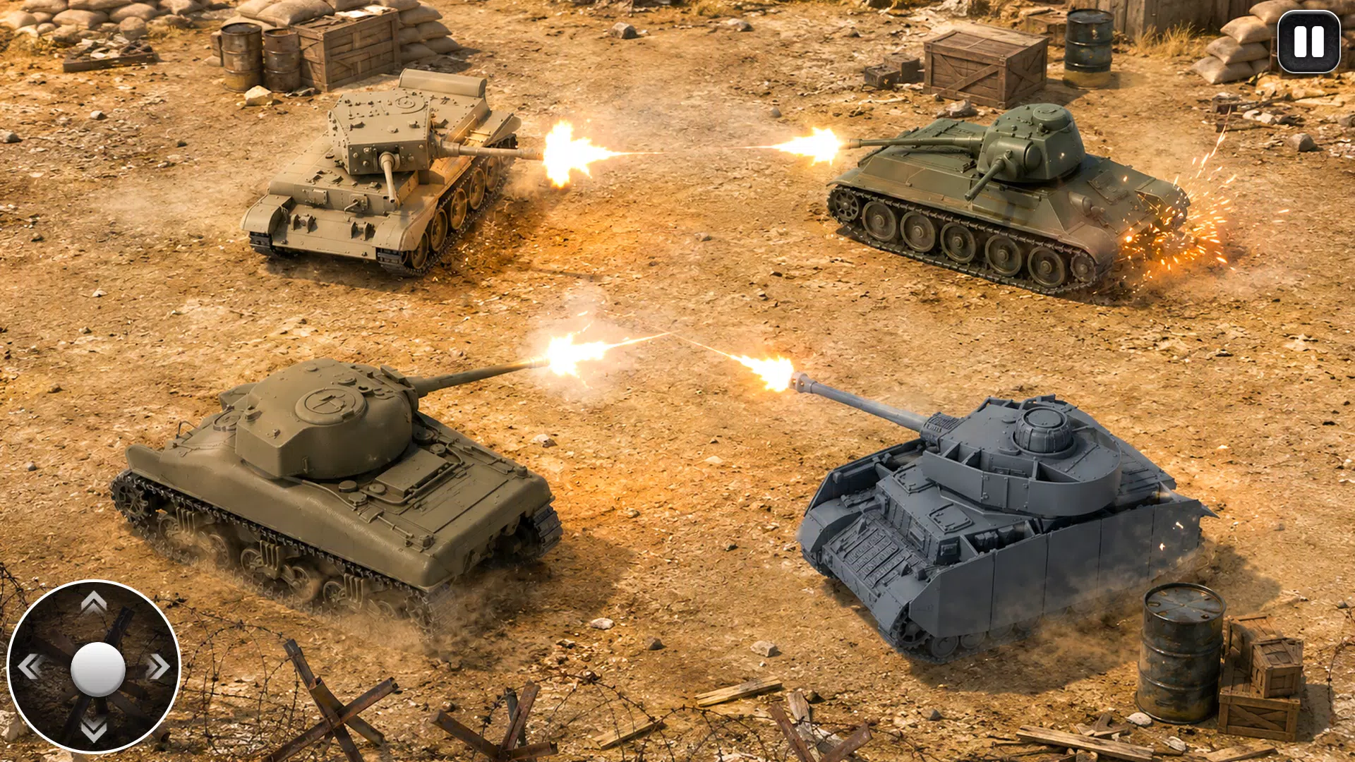 Battle Tank War Shooting Games Screenshot5