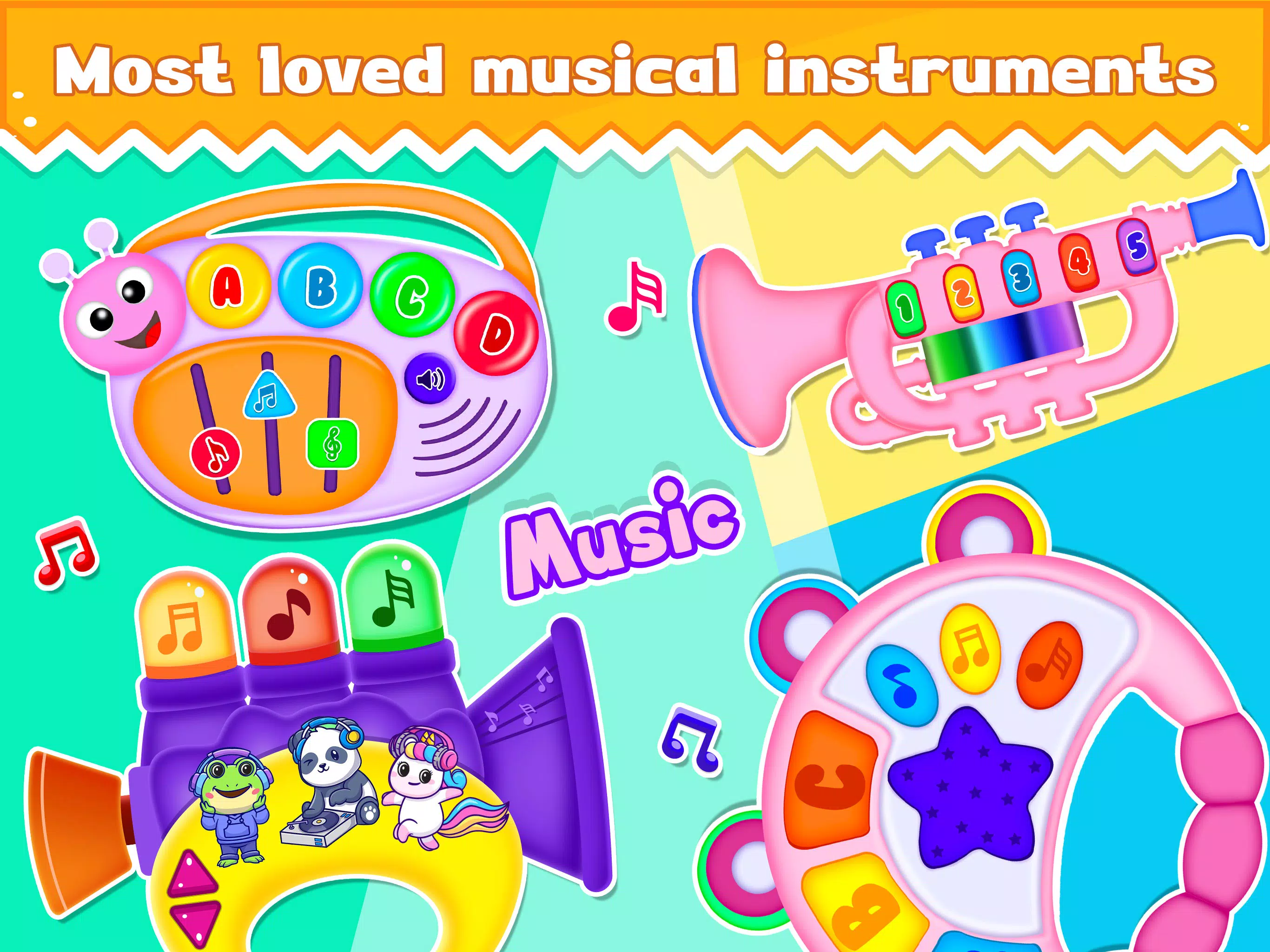 Baby Piano Kids Music Games Screenshot8