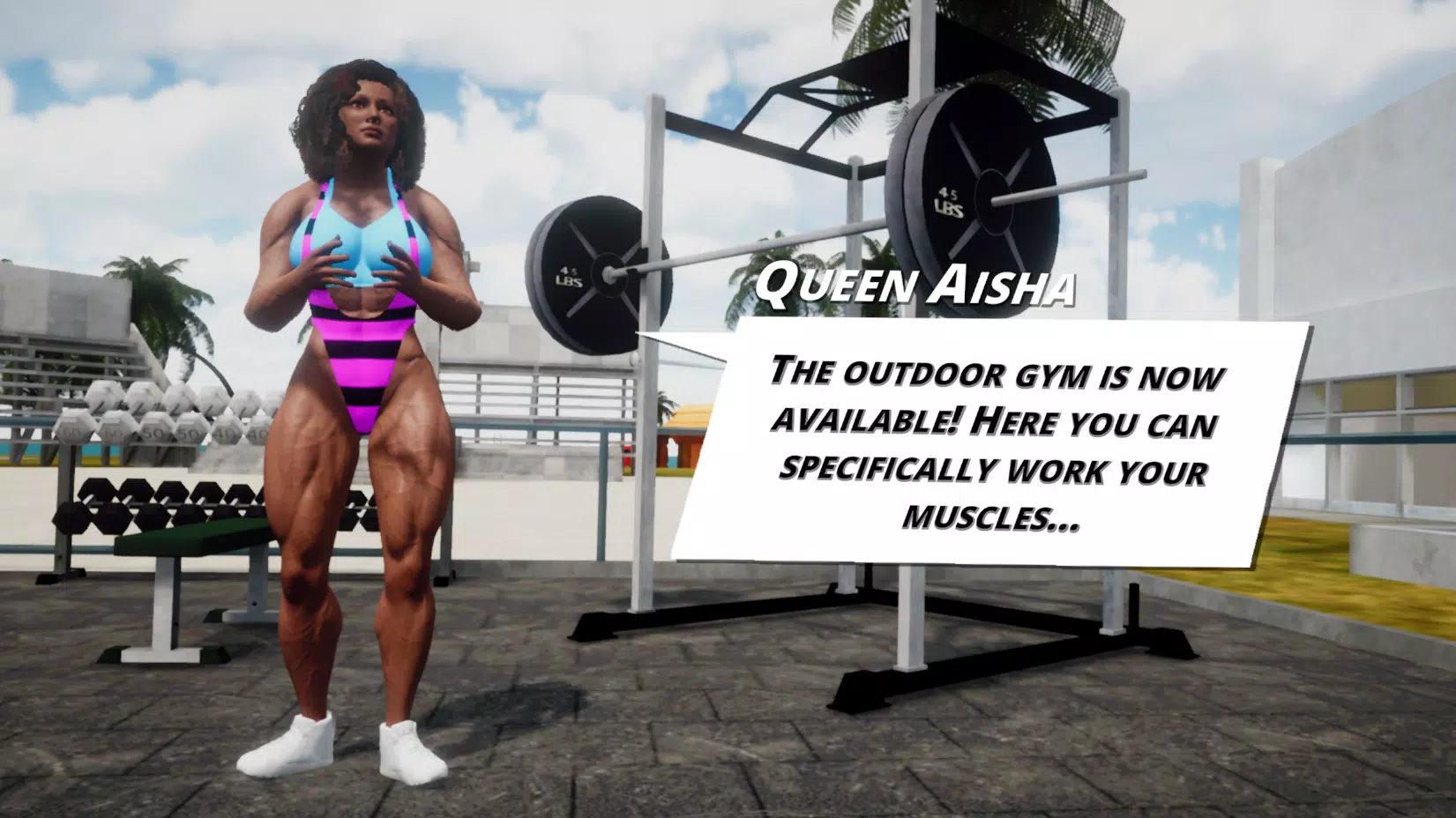 Iron Lady: Bodybuilding game Screenshot3