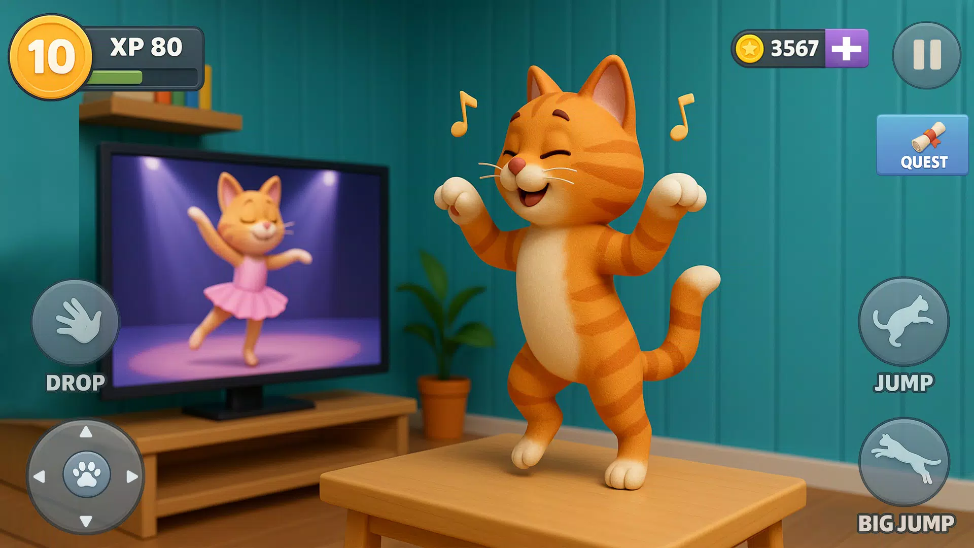 Kitty vs Granny House Chaos Screenshot4