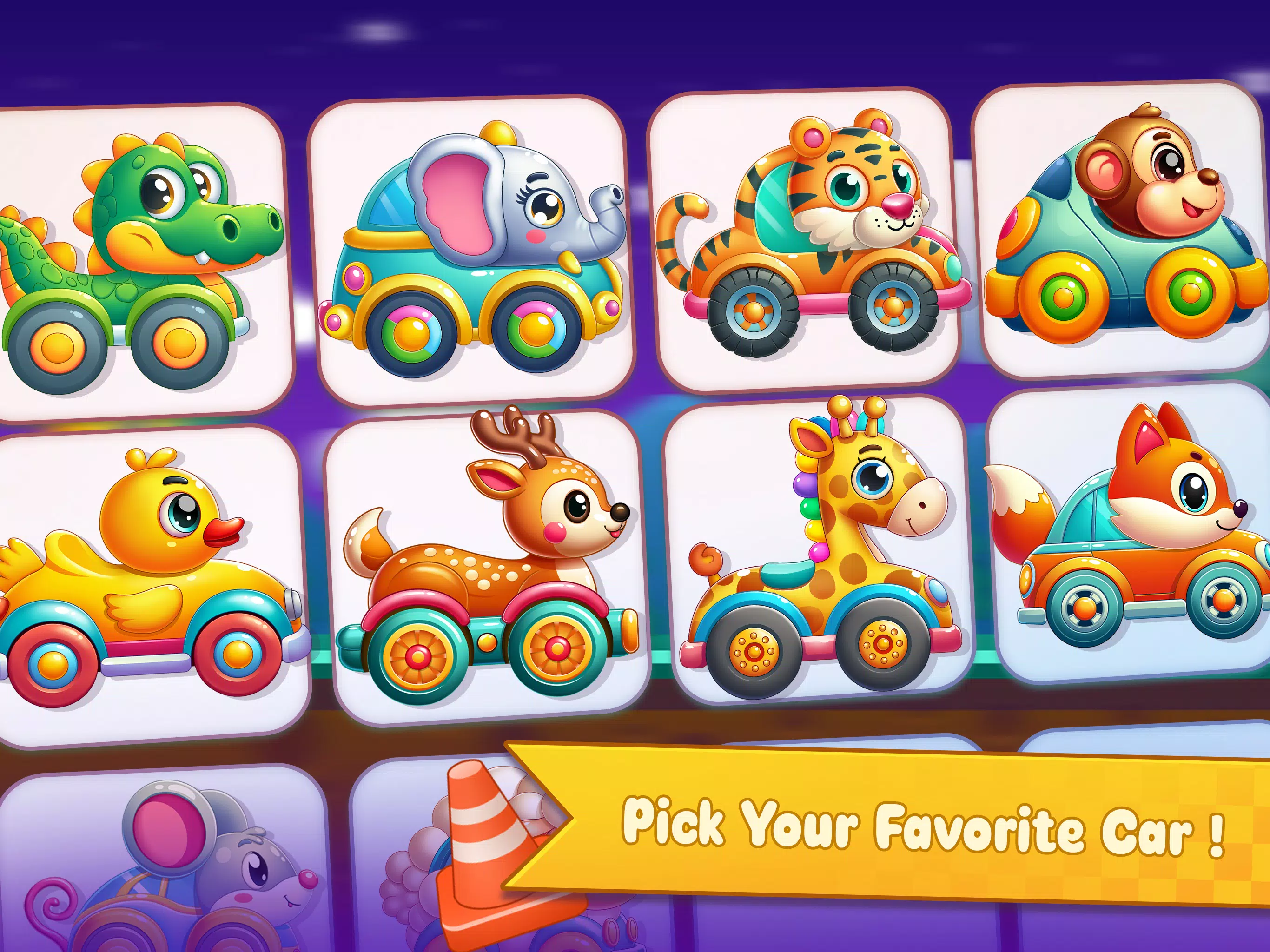 Cute Animal Car Racing Game Screenshot8