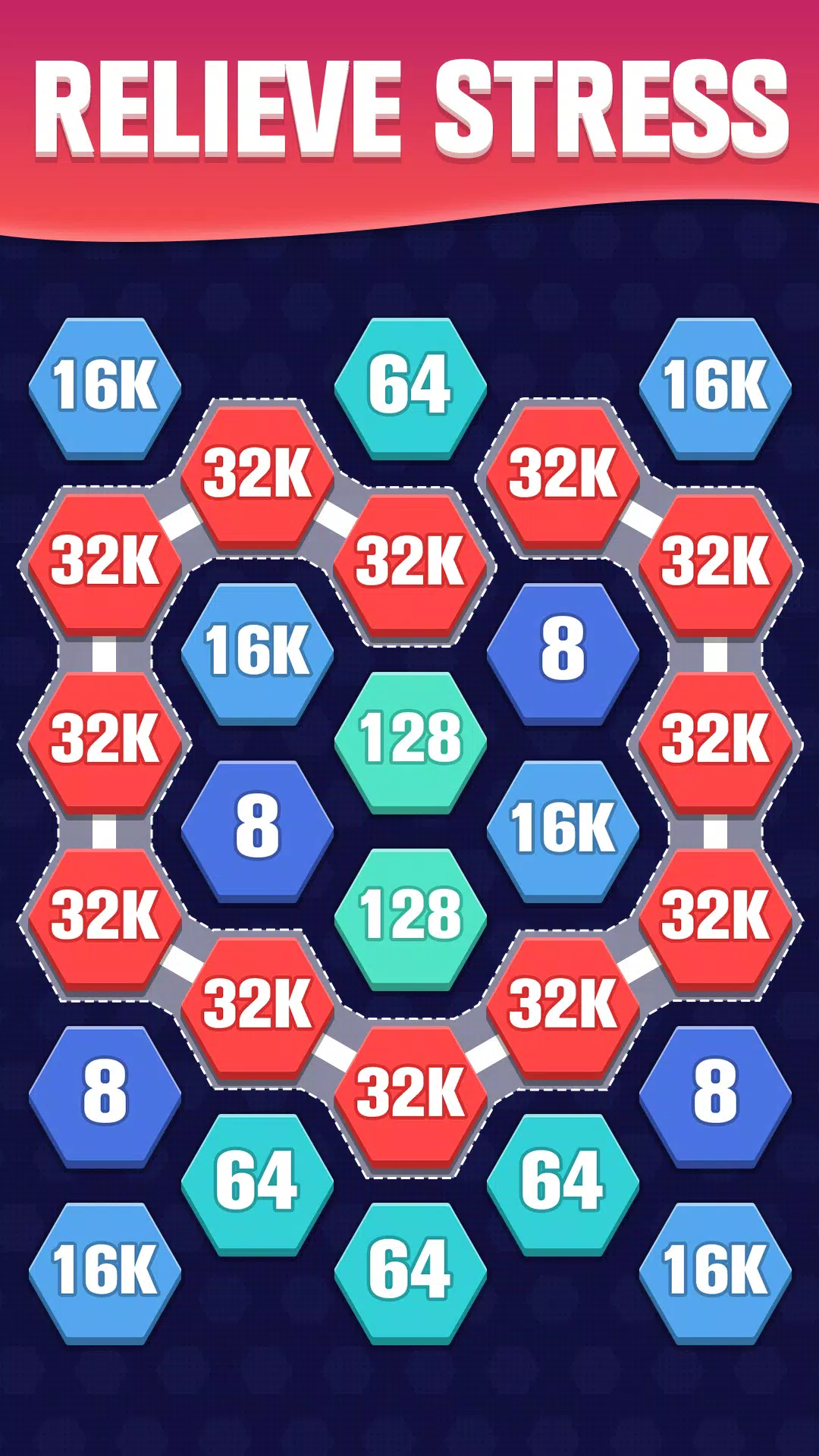 Hexa Puzzle - 2048 Game Screenshot2