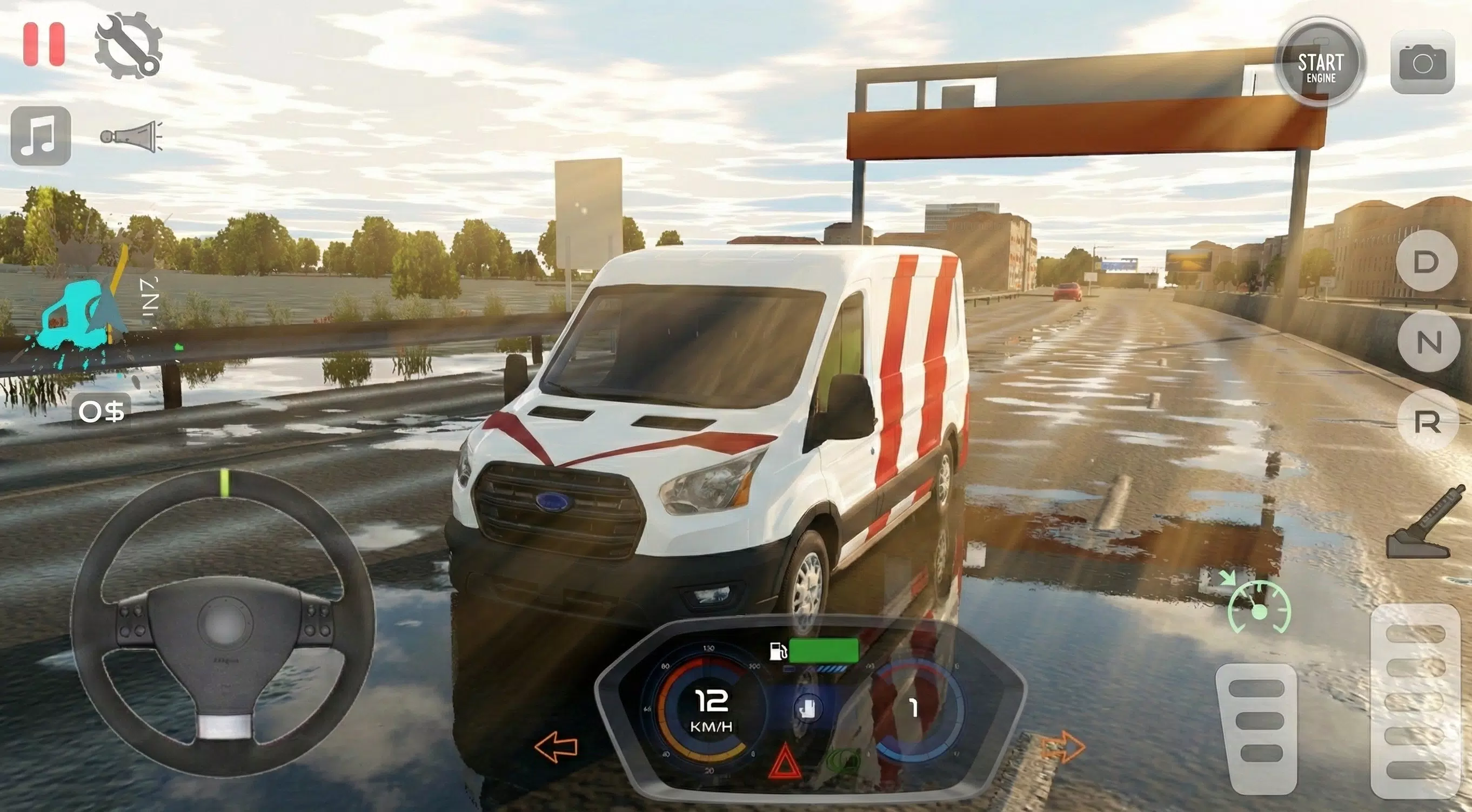 Minibus Car Simulator Real Van Screenshot2