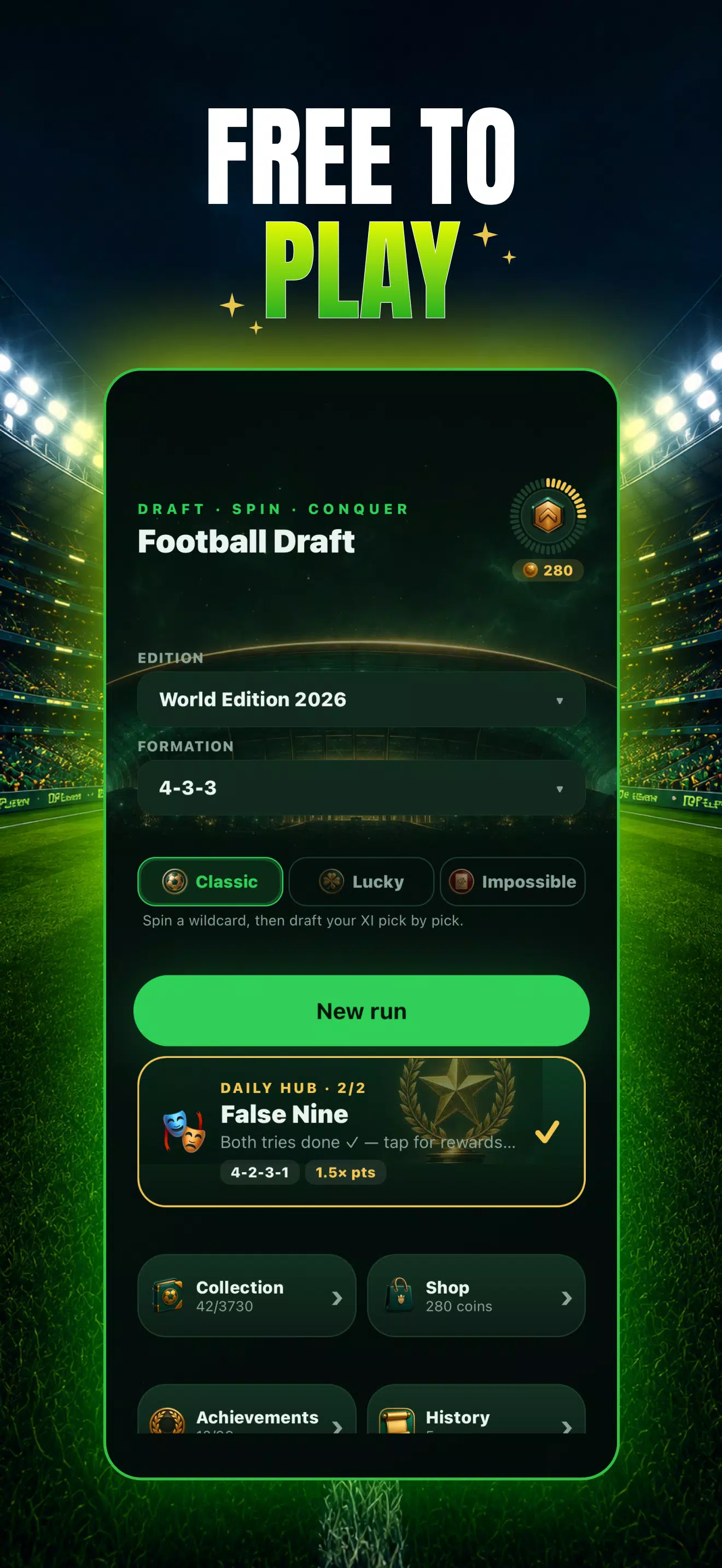 Football Draft: Squad Manager Screenshot8