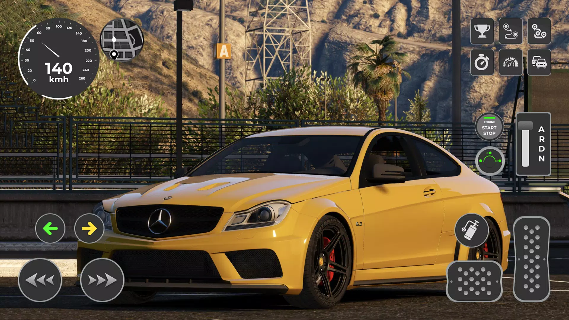 Drive Mercedes C63 Drift Rider Screenshot1