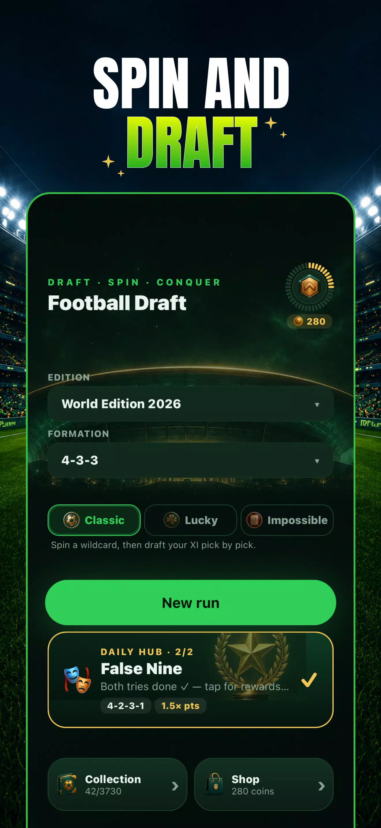 Football Draft: Squad Manager Screenshot2