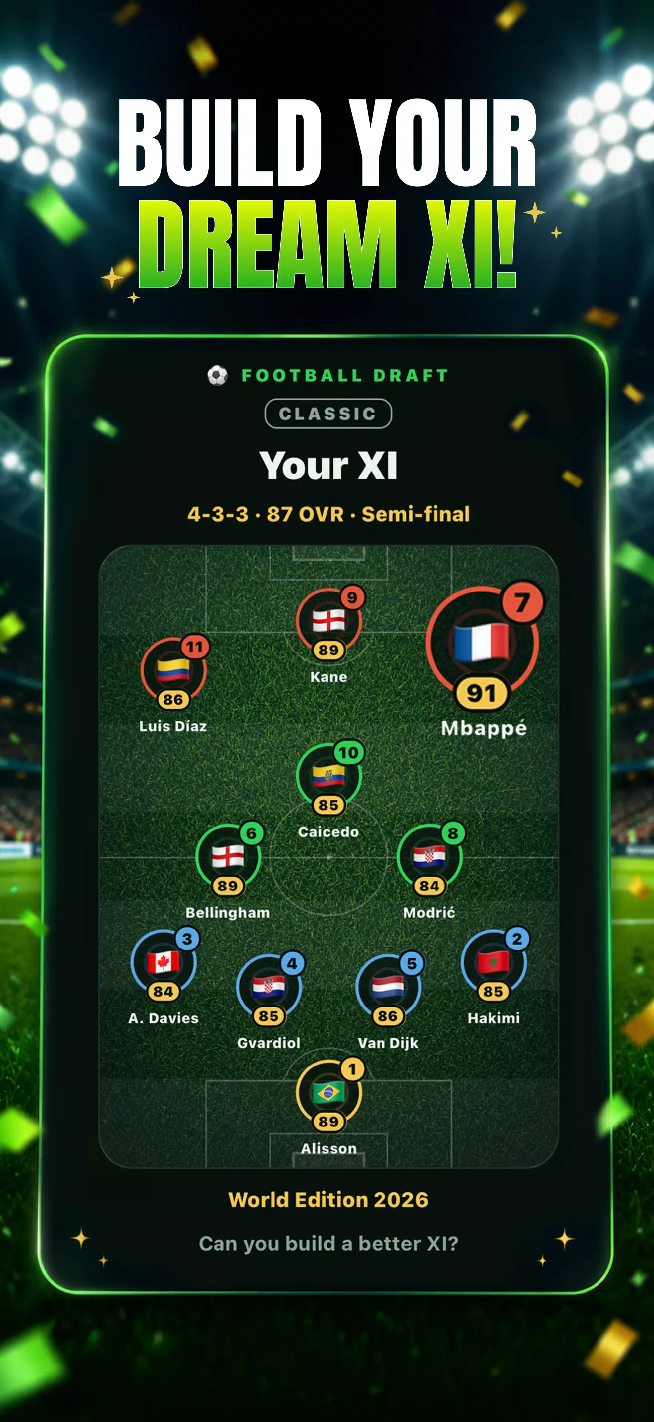 Football Draft: Squad Manager Screenshot1