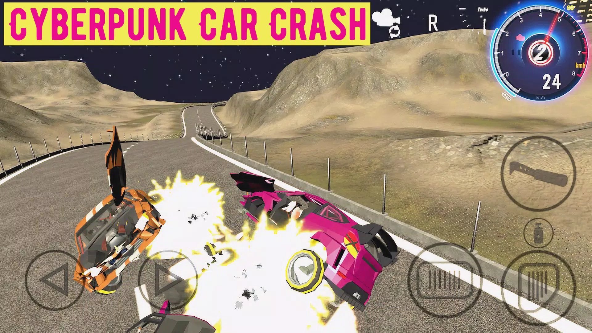 Cyberpunk Car Crash Screenshot6