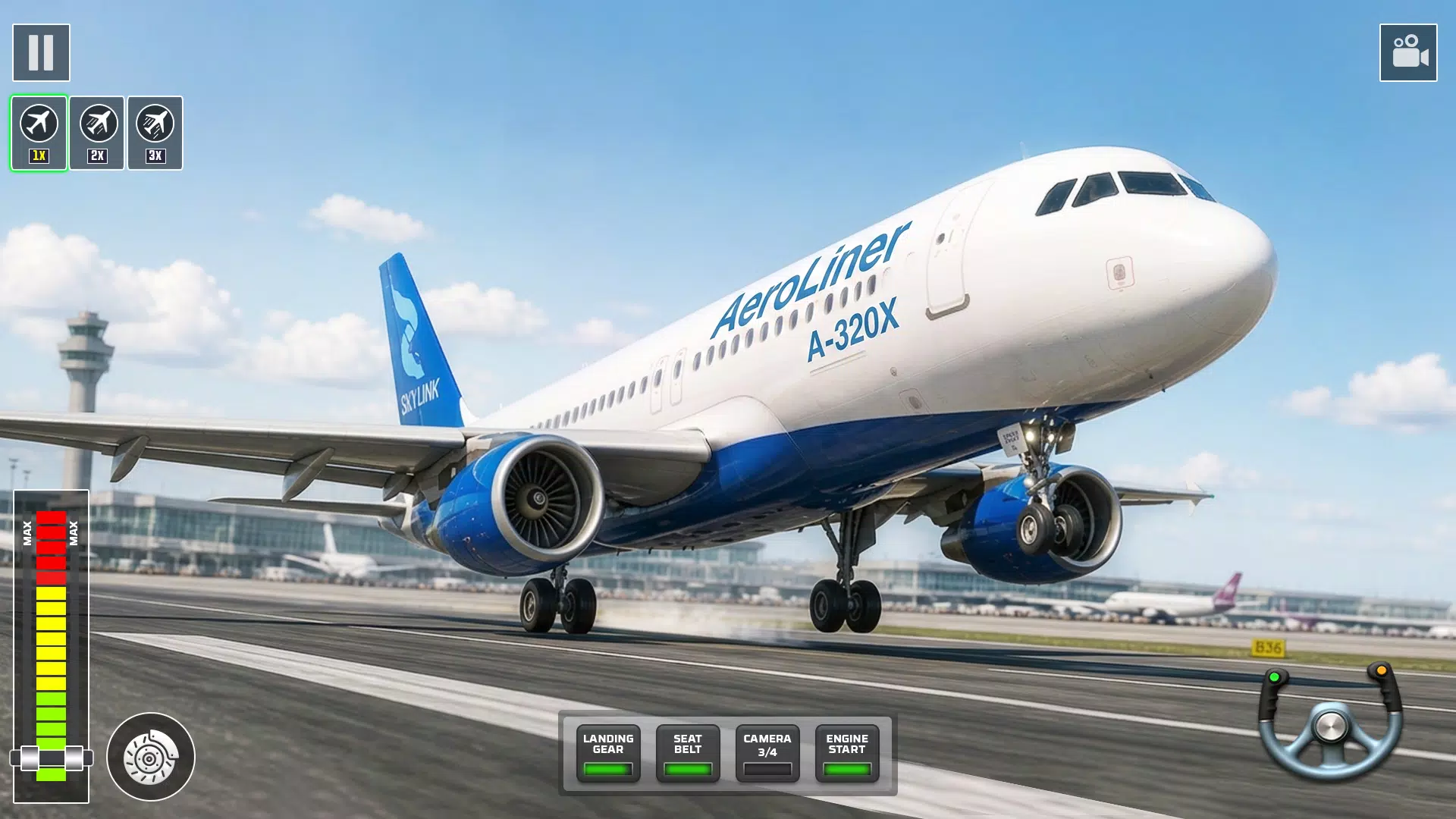 City Airplane Flight Sim Games Screenshot3