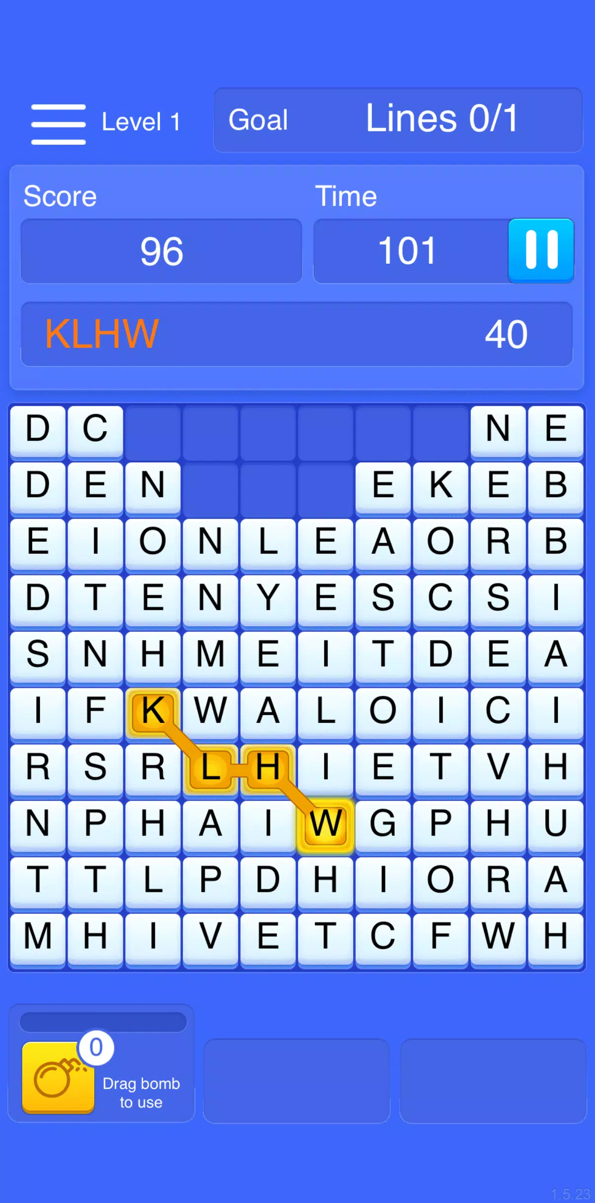 Wipe Words Screenshot1