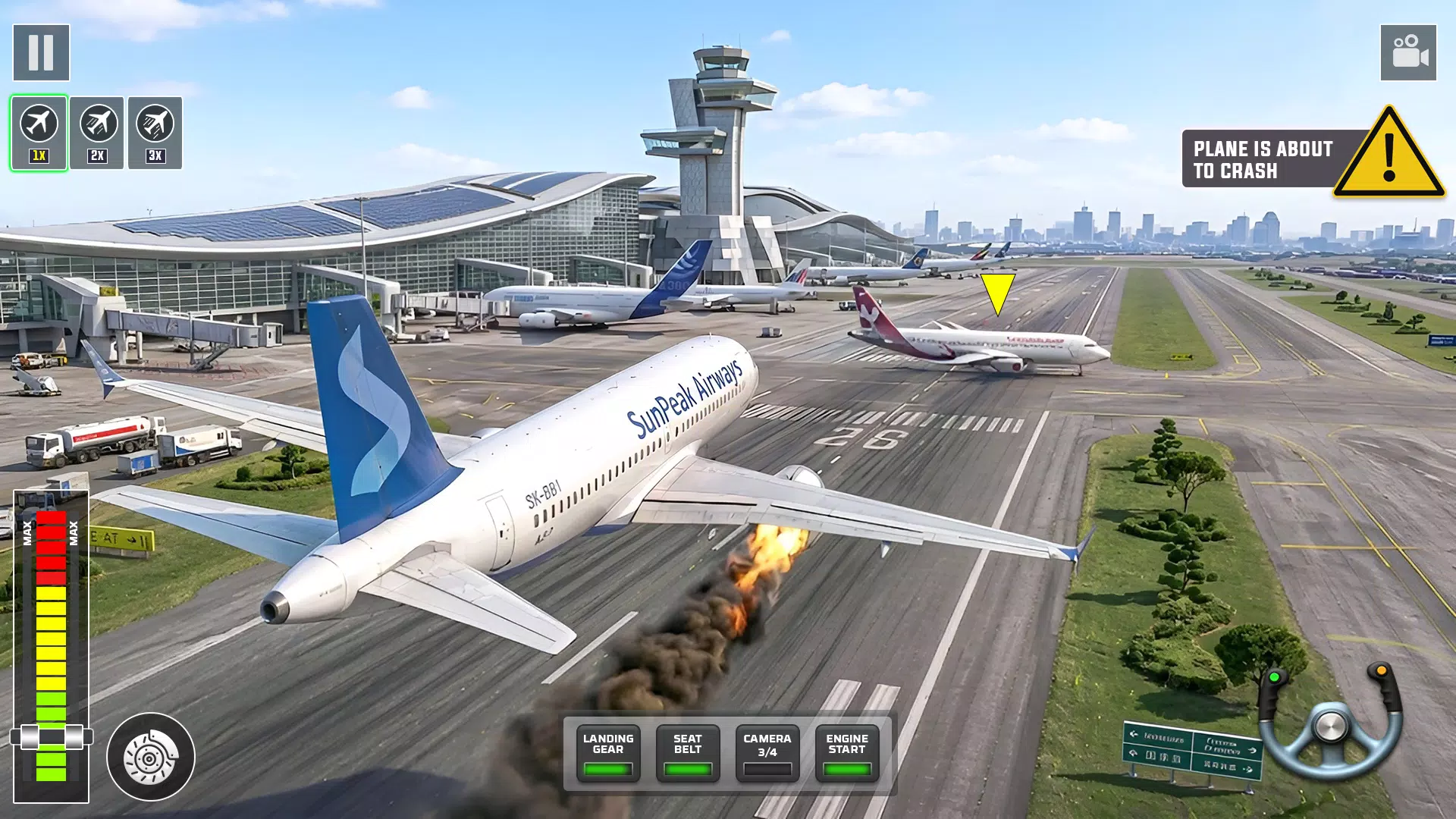City Airplane Flight Sim Games Screenshot5