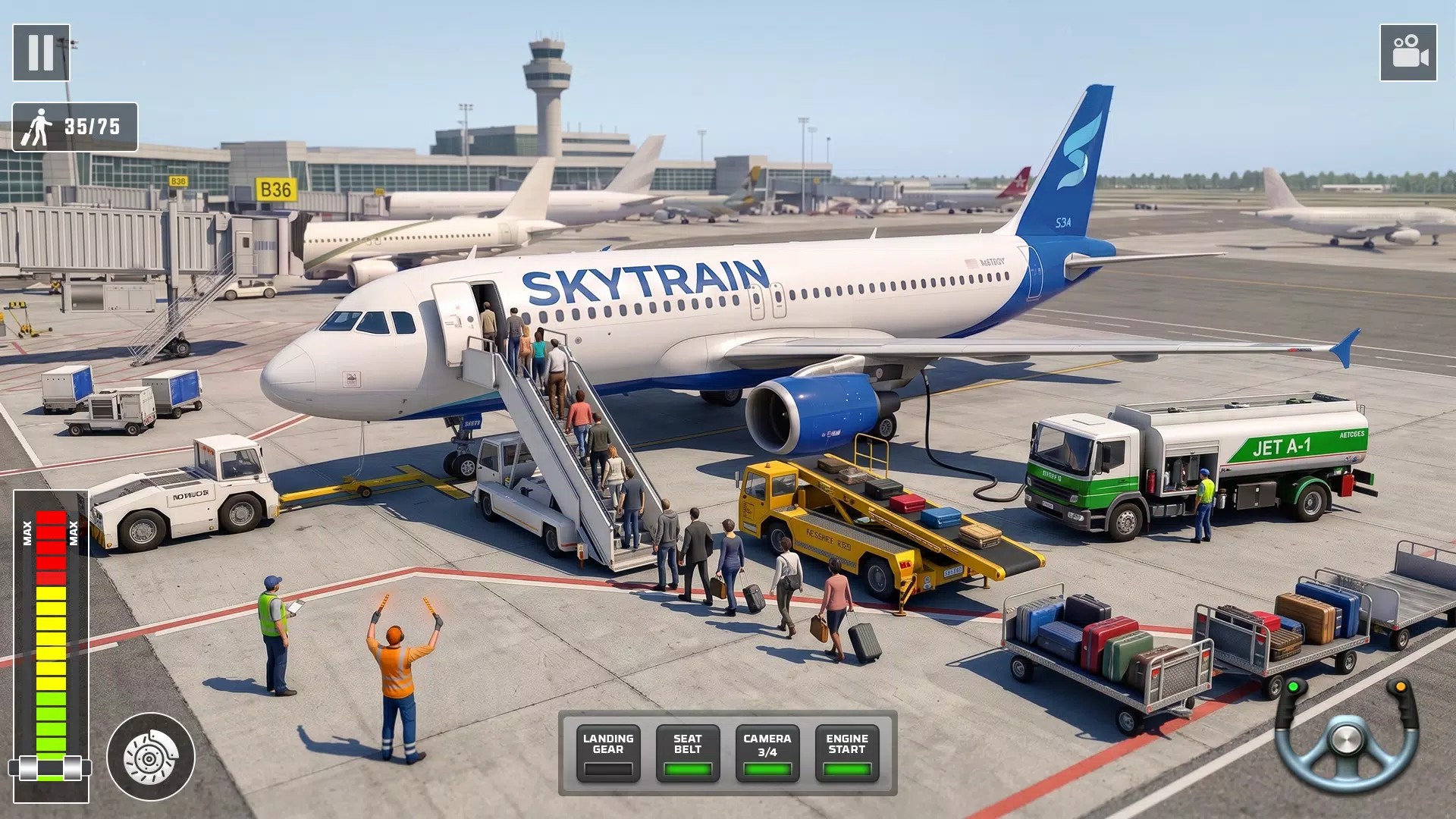 City Airplane Flight Sim Games Screenshot1