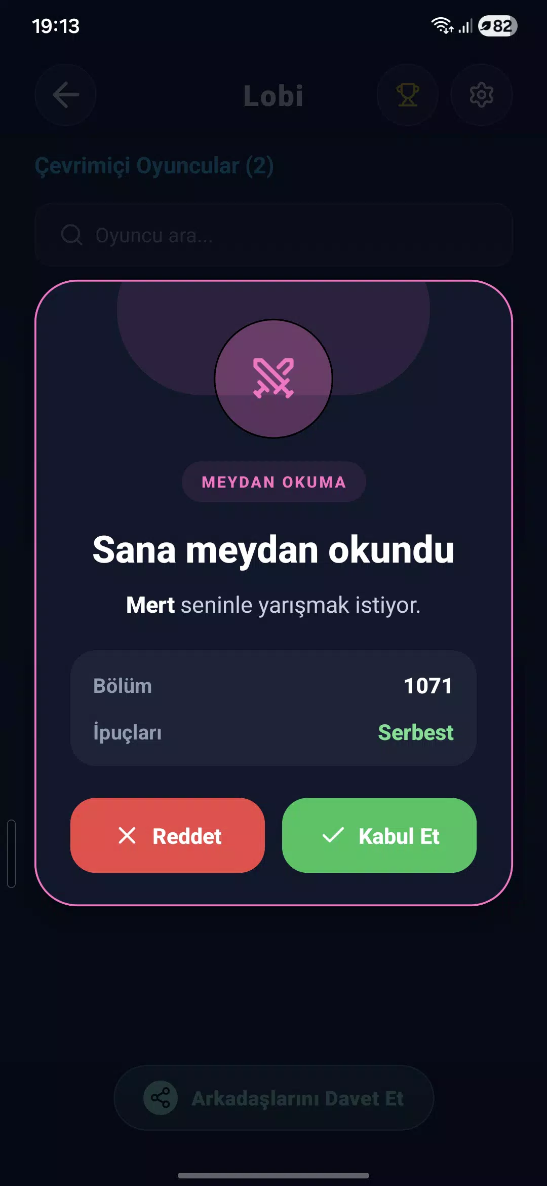 Kelime Oyunu Online Screenshot8