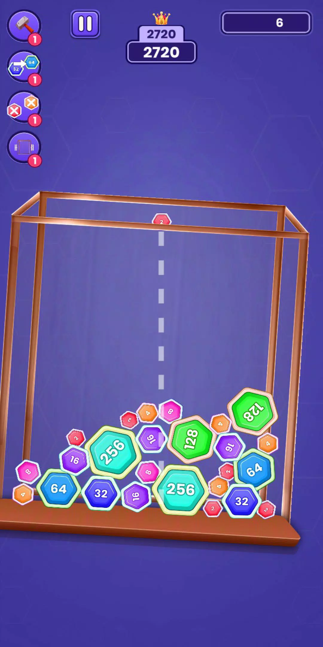 2048 Cube Jim: Merge Puzzle Screenshot7
