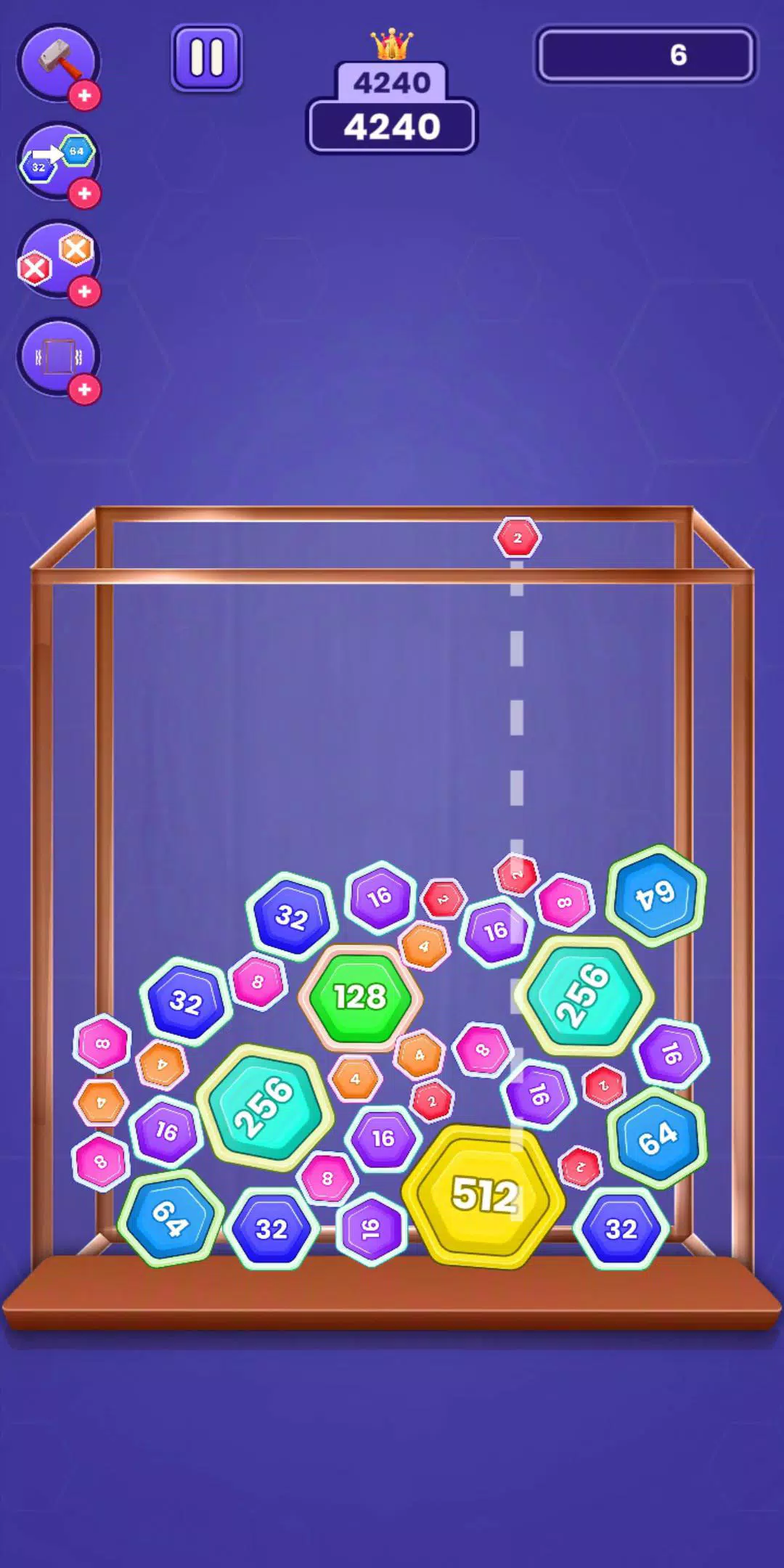 2048 Cube Jim: Merge Puzzle Screenshot3