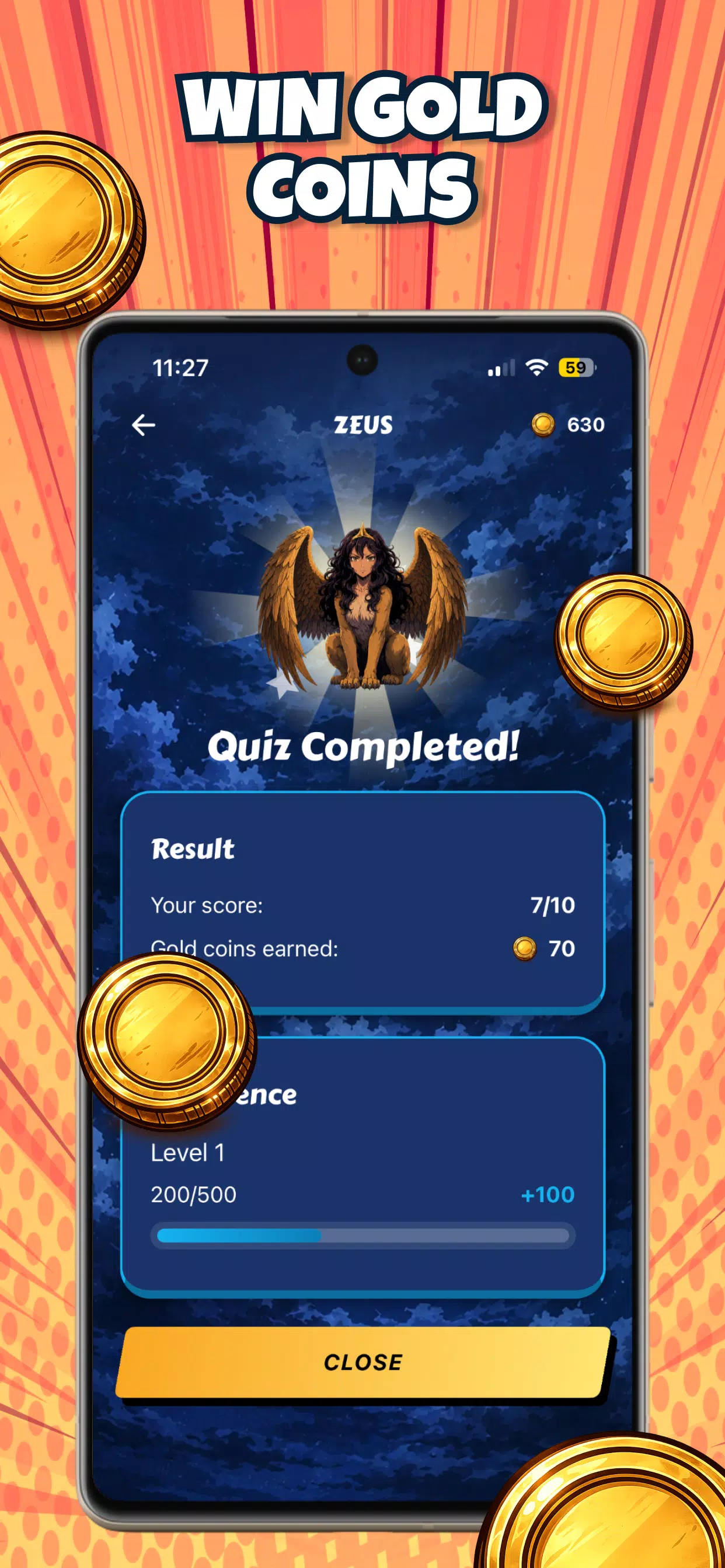 Sphinx Quiz Mythology Screenshot4