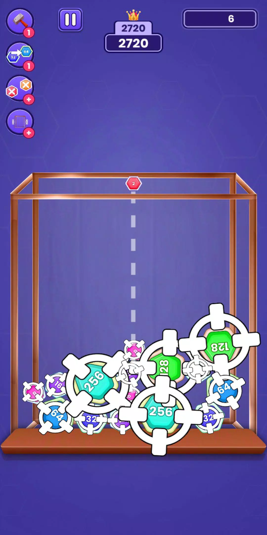 2048 Cube Jim: Merge Puzzle Screenshot4