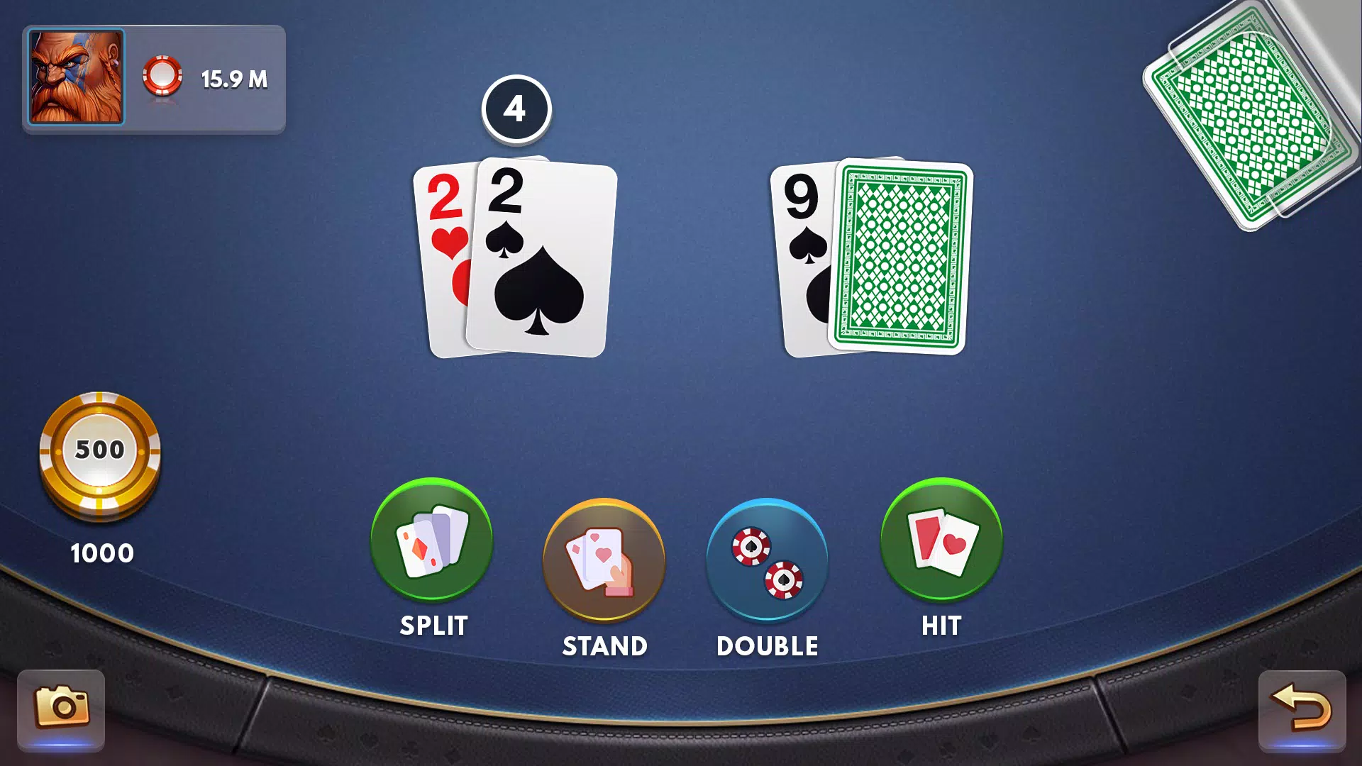 Blackjack - Baccarat Offline Screenshot1