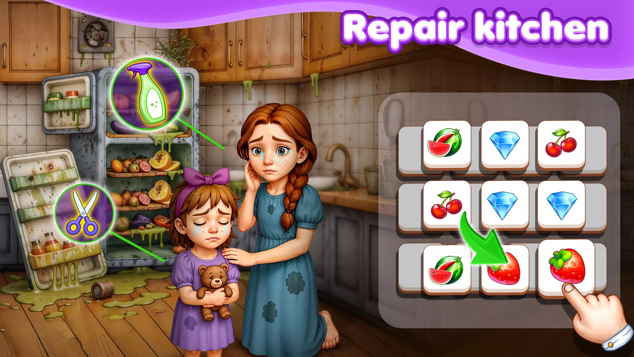 Tile Home ASMR Triple Match Screenshot1