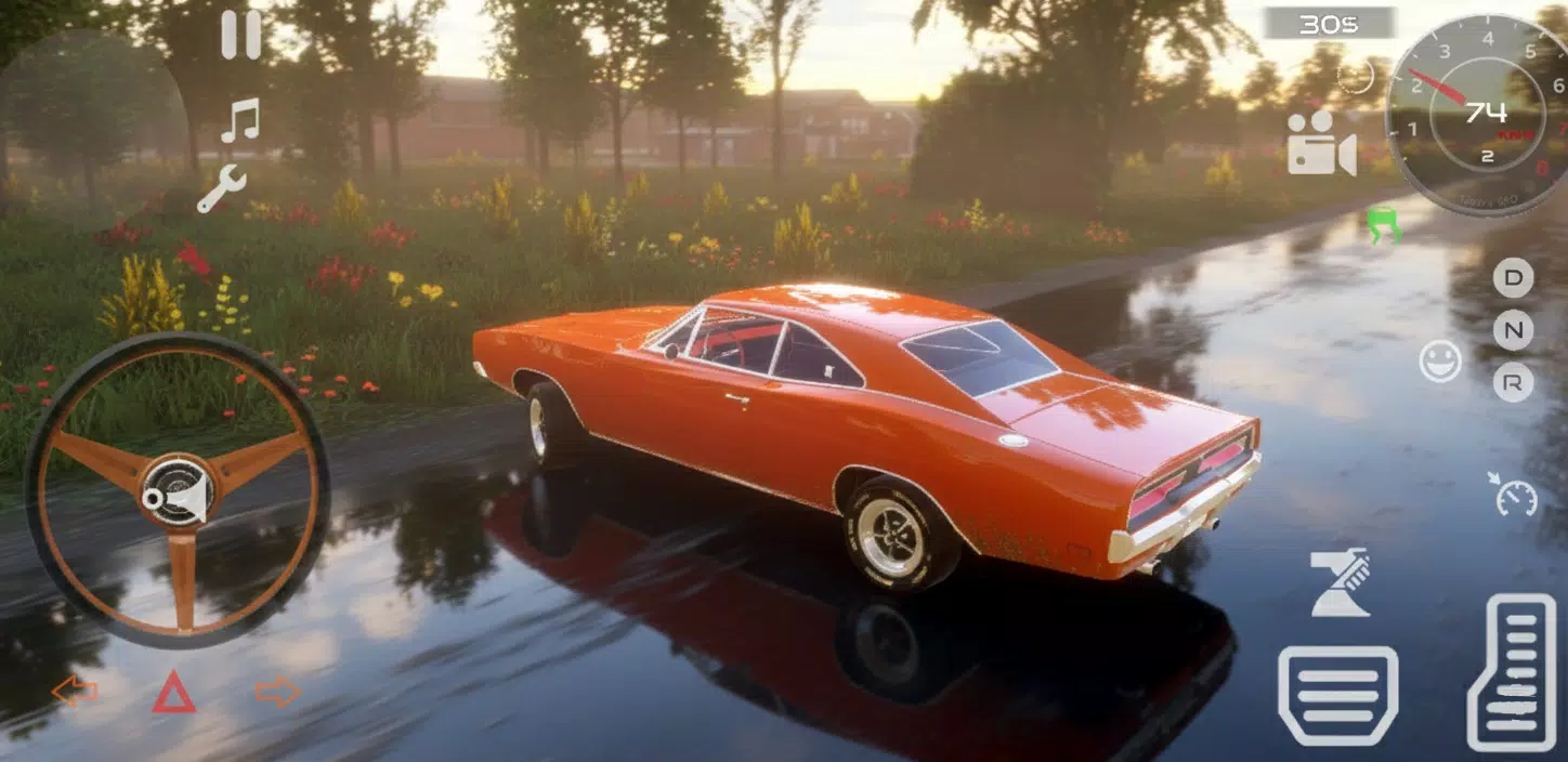 Car Simulator Old USA Driving Screenshot1