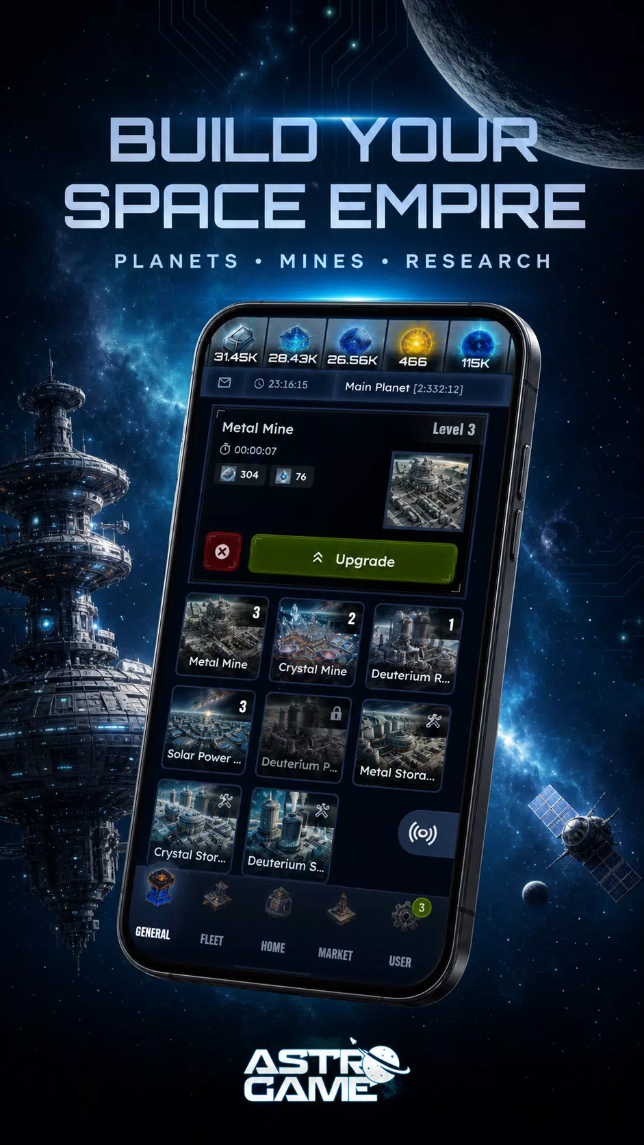 AstroGame: Space Strategy MMO Screenshot1