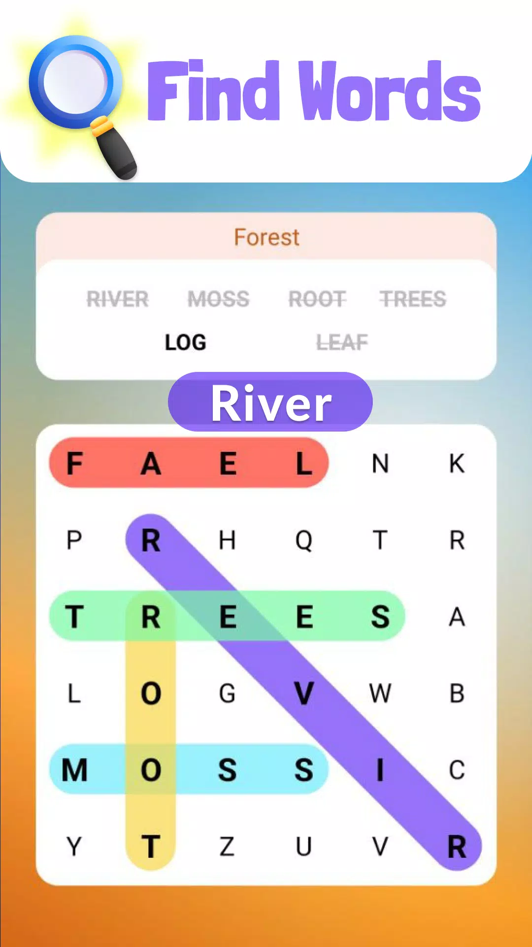 Word Search Offline Puzzles Screenshot1