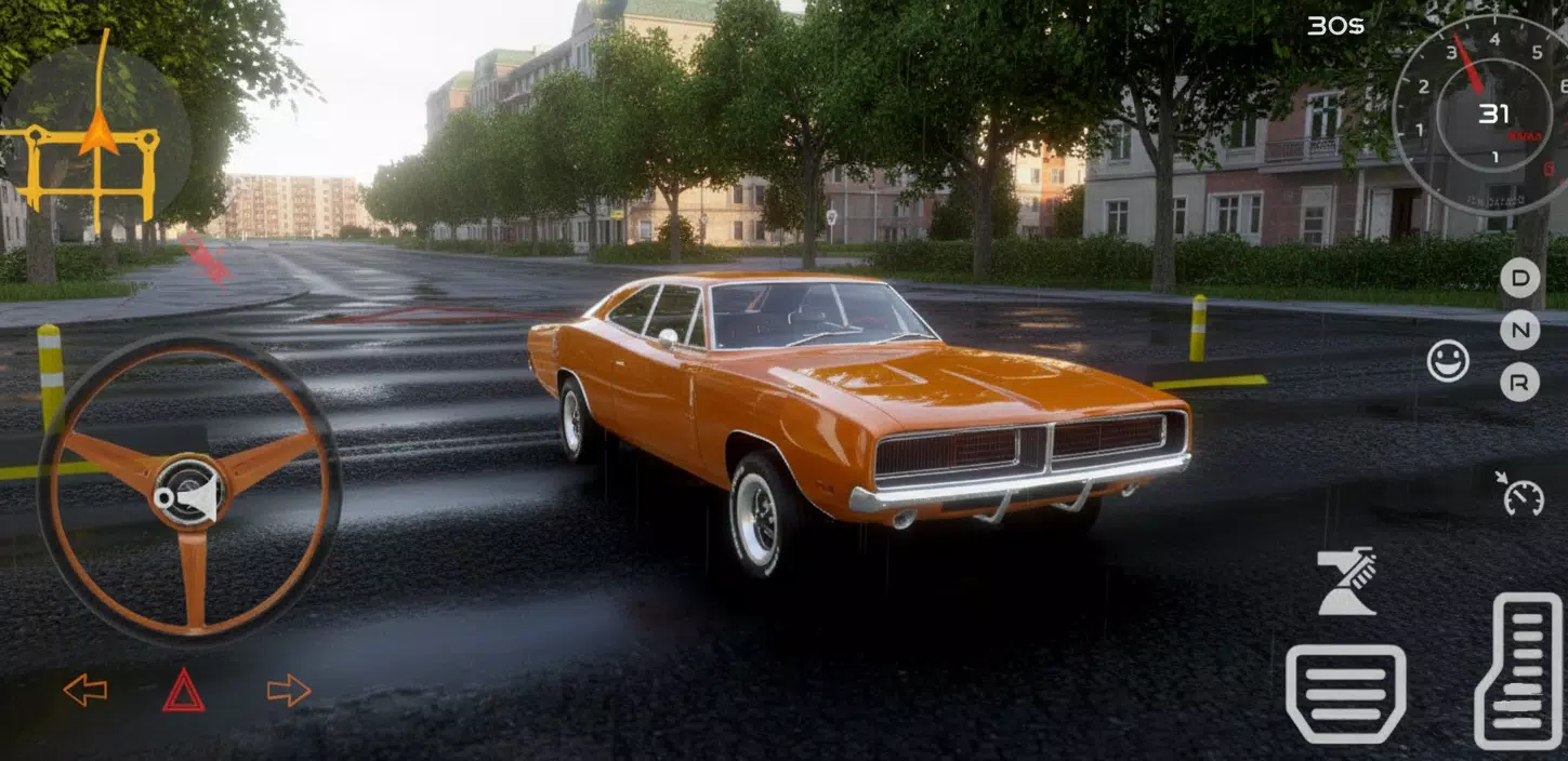Car Simulator Old USA Driving Screenshot3