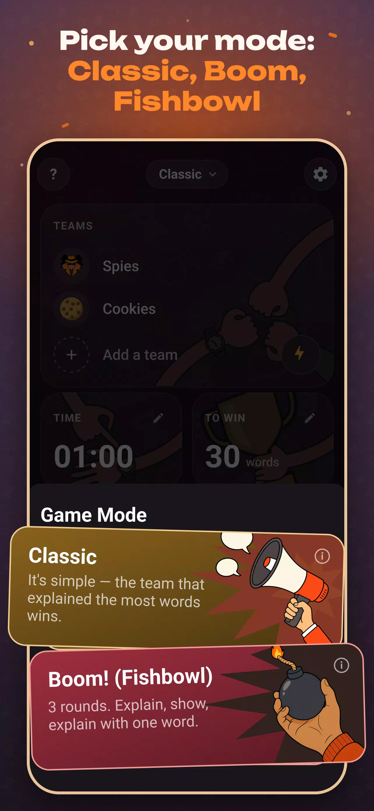 Alias & Fishbowl: Word Game Screenshot3