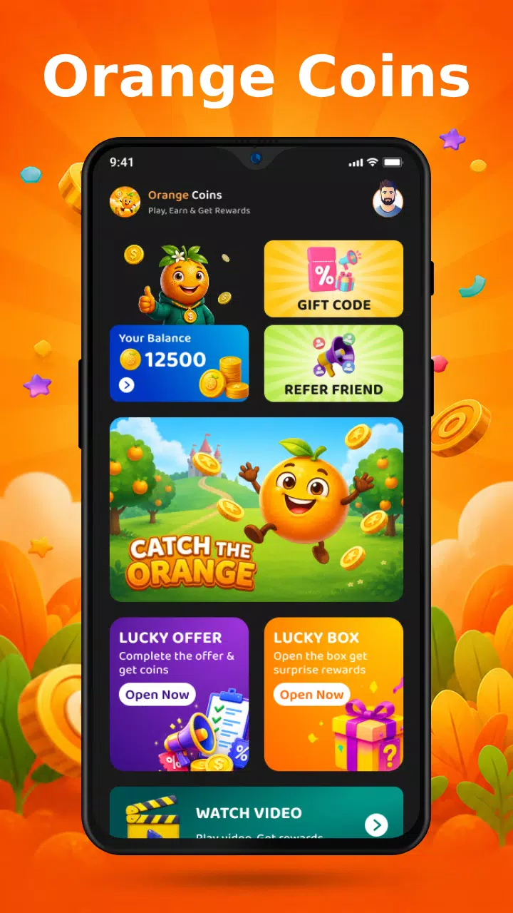 Orange Coins Screenshot1