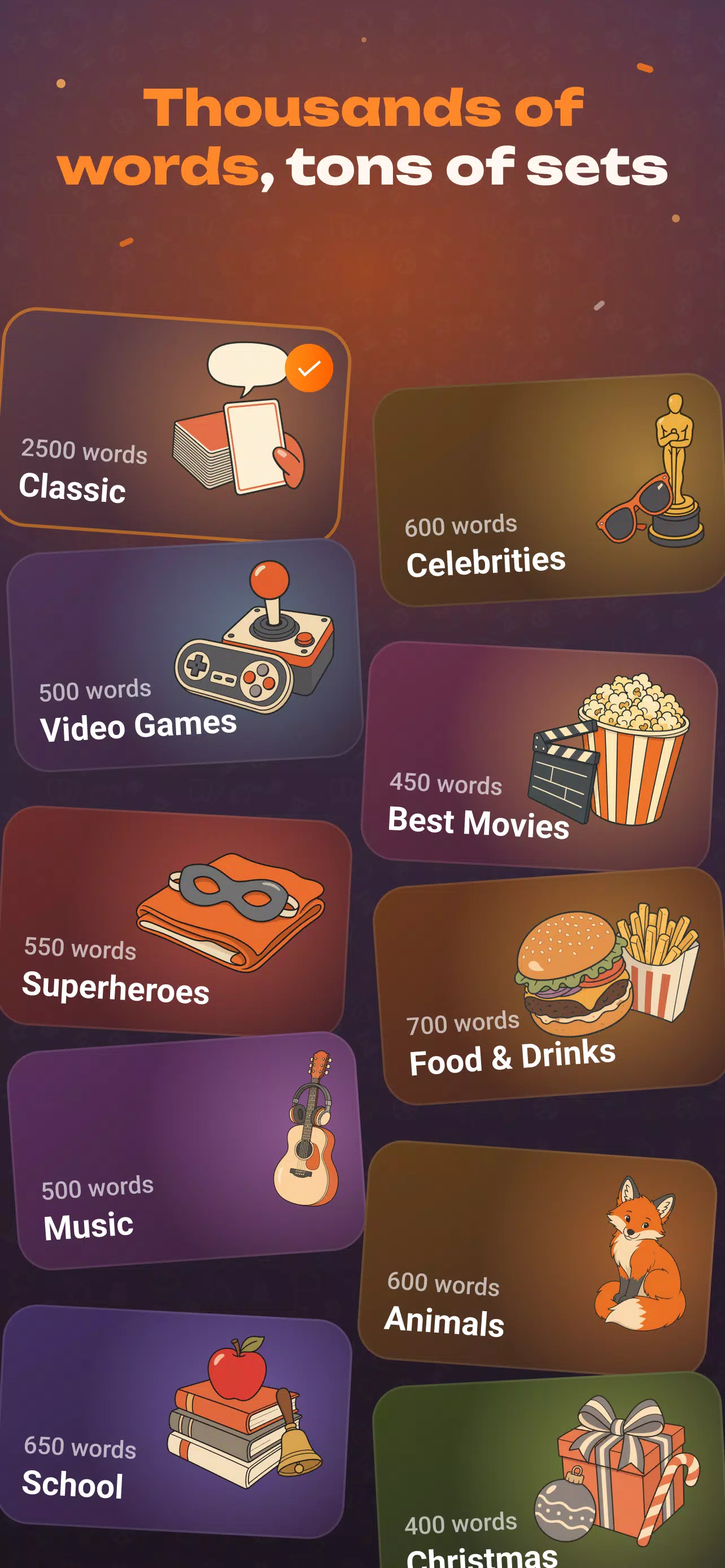 Alias & Fishbowl: Word Game Screenshot2