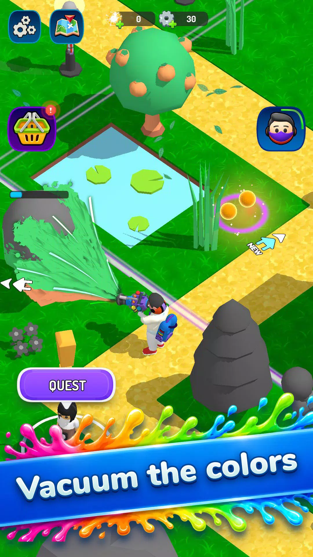 Dye Eater: Vacuum the colors Screenshot1