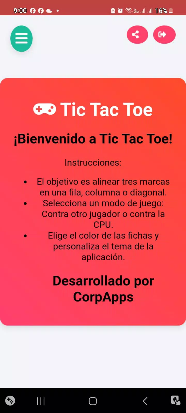 tic tac toe Juego 2025 Screenshot4