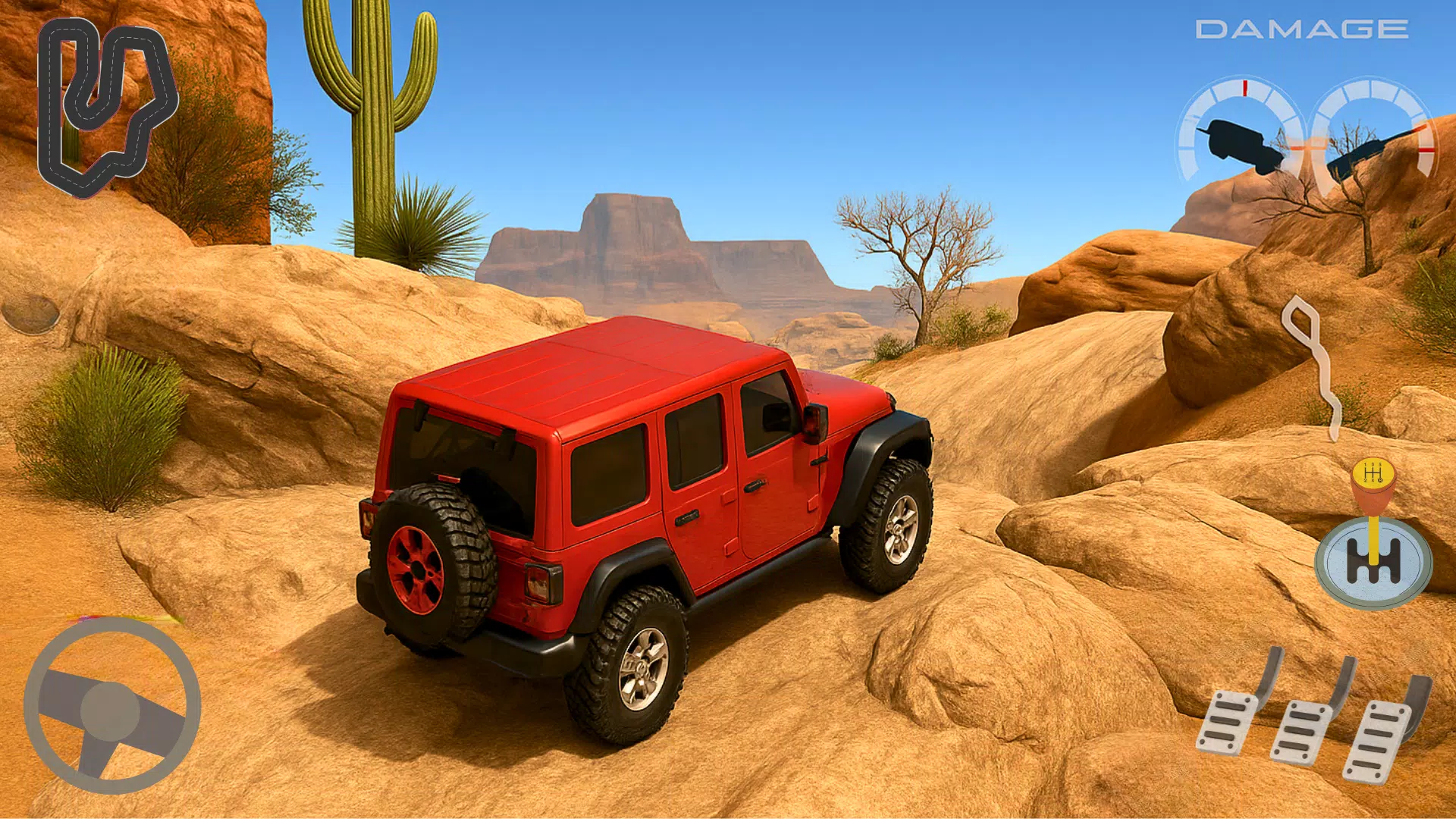Mountain 4x4 Jeep Driving Game Screenshot2
