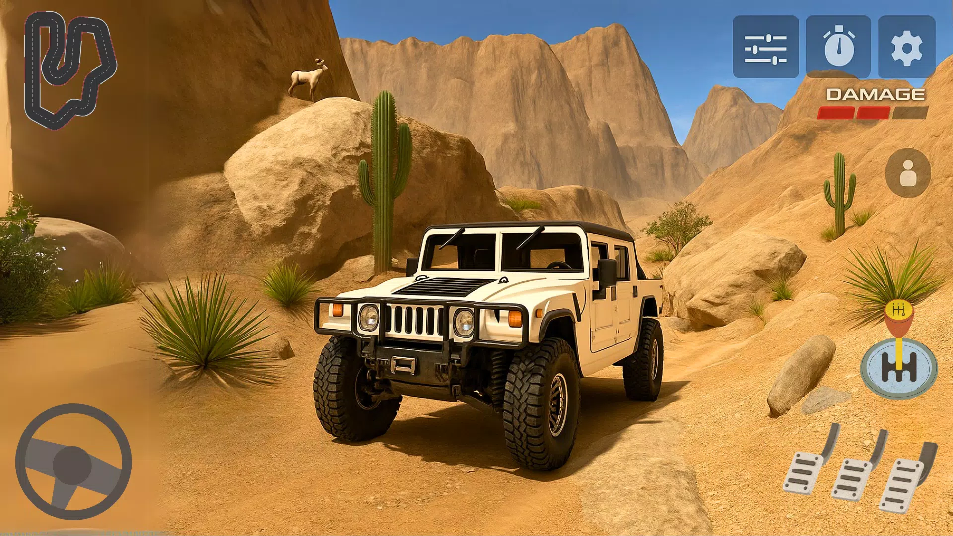 Mountain 4x4 Jeep Driving Game Screenshot1