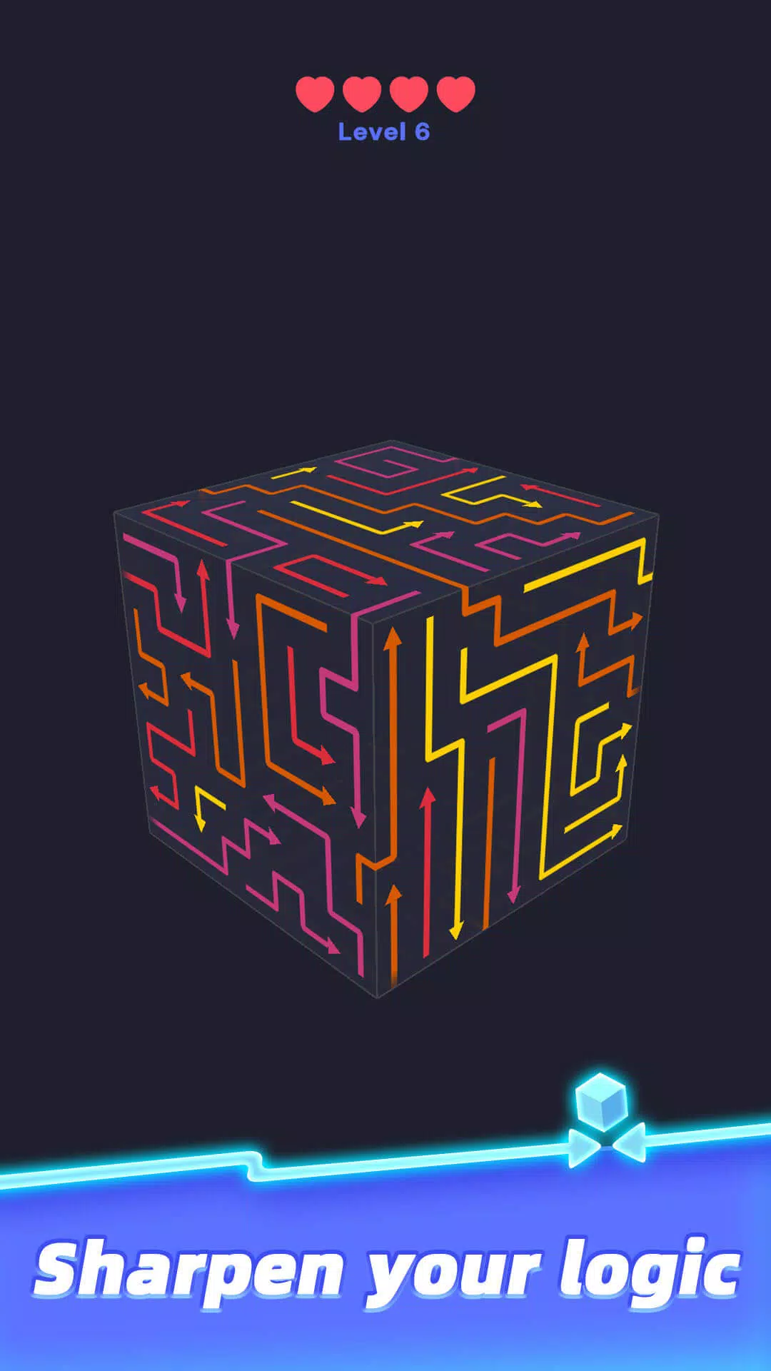 Arrow Escape: 3D Cube Screenshot2