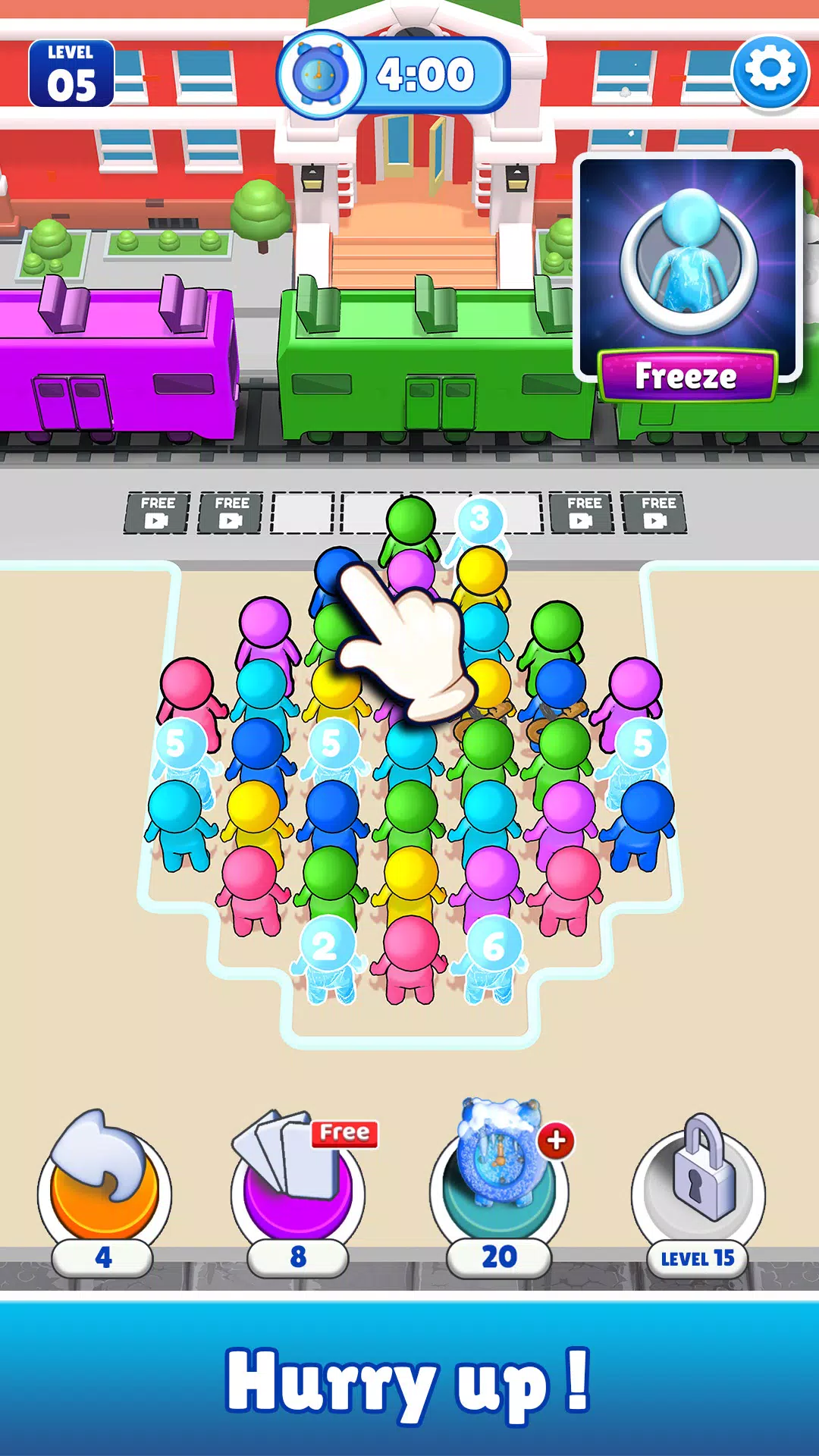 Rail Frenzy: Color Sort Puzzle Screenshot3