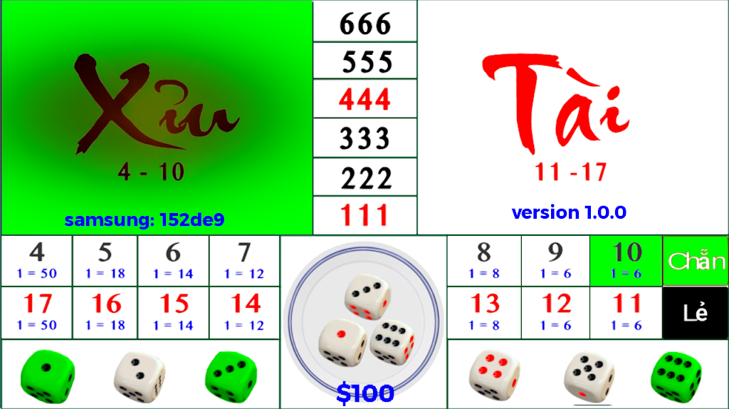 Tai xiu Dan gian Screenshot4