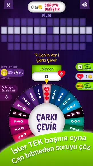 Çarkıfelek Mobil - Zarf Seç Screenshot1