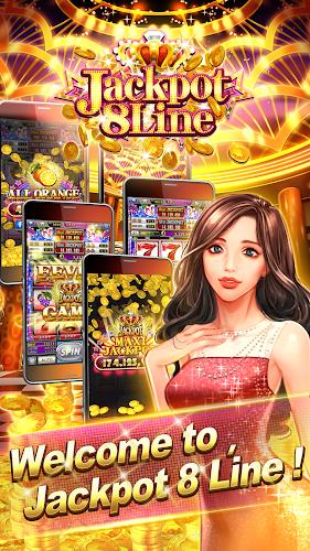 Jackpot 8 Line Slots Screenshot1