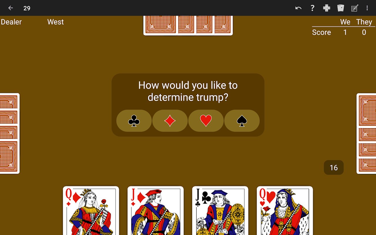 29 Card Game - Expert AI Screenshot1