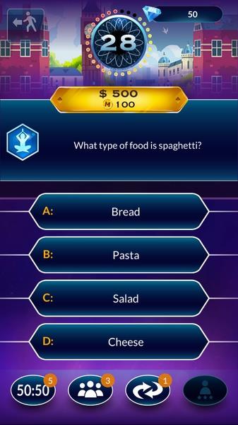 Official Millionaire Game Screenshot1