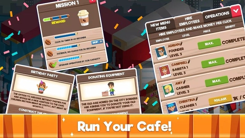 Idle Coffee Shop Tycoon Screenshot3